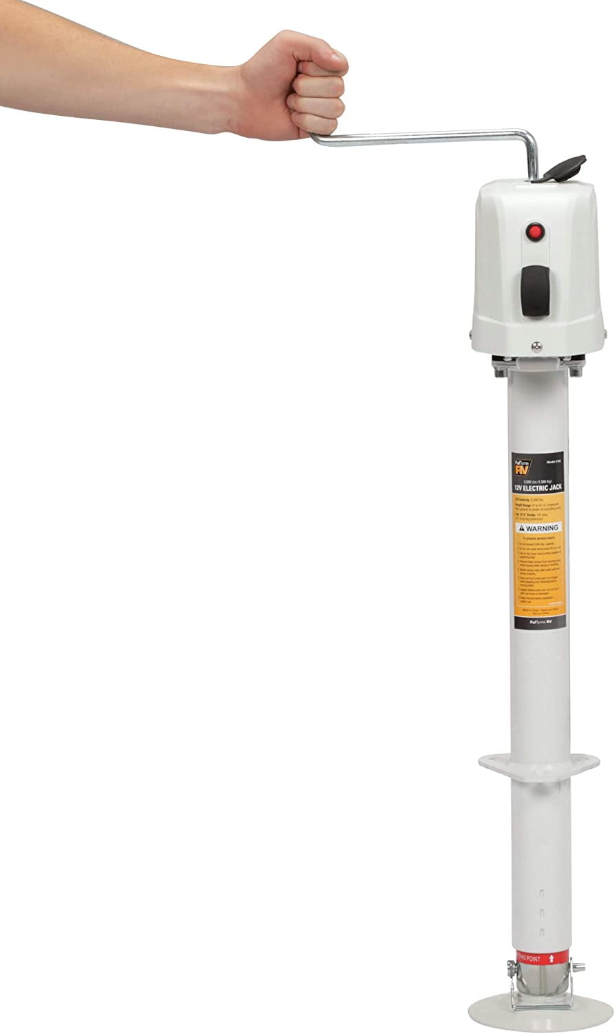 Fultyme RV FulTymeRV 2102 12V Electric Jack - 3,500 Lbs. Capacity