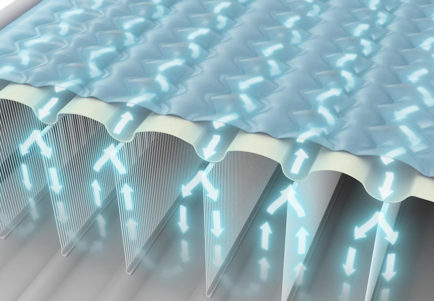 Intex Durabeam Headboard 18 Queen Air Mattress with Built-in Pump