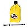 VP Racing Fuels Motorsport 5 Gallon Square Plastic Utility Jug Yellow 2/ 14 Inch Hose (4 Pack) Features Close-Trimmed Cap and Neck for Tight Seal