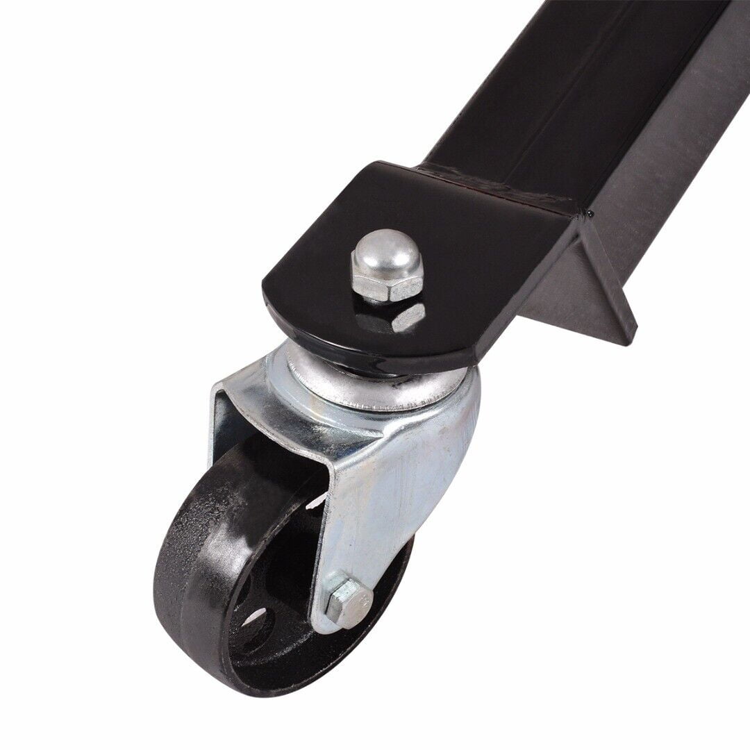 JSTUOKE Hydraulic Car Transmission Jack Vertical Lift,1660 Pounds,360°Rotating Wheel Lift,Red