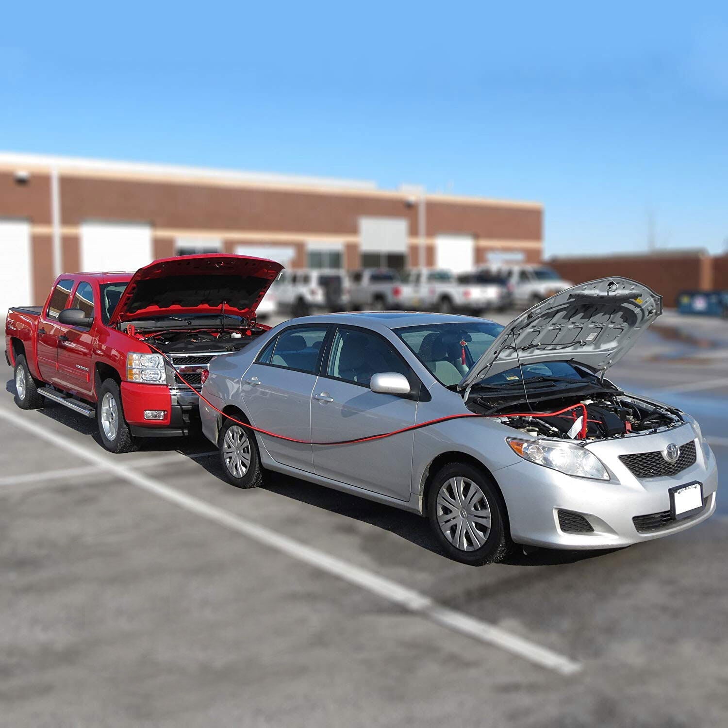 20FT Gauge Booster Cable Jumping Cables Power Jumper 3000AMP Heavy Duty