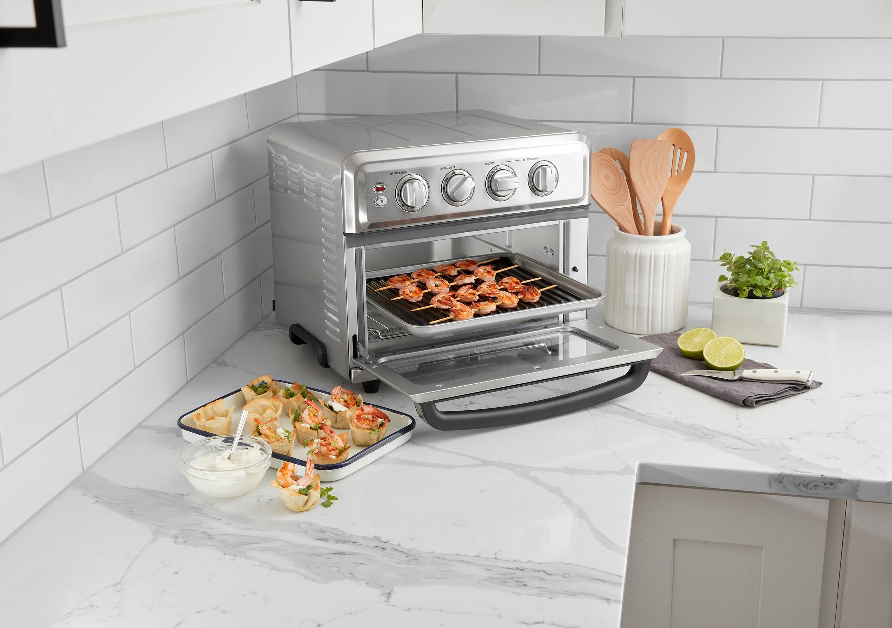 Cuisinart - Air Fryer Toaster Oven with Grill - Stainless Steel