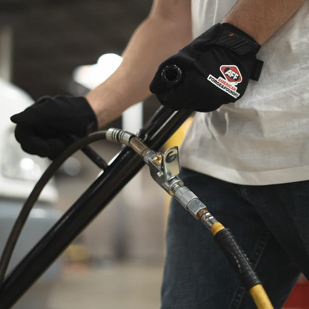 American Forge & Foundry 3135 10 Ton Air & Hydraulic Floor Jack