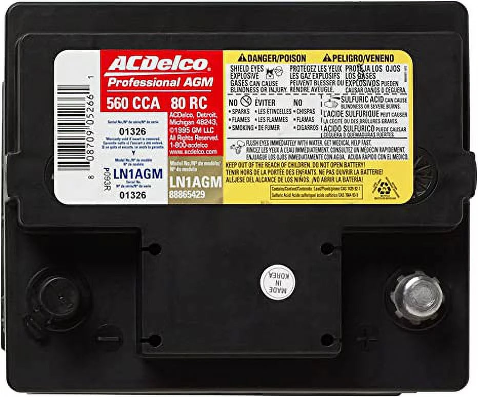 ACDelco LN1AGM Automotive AGM Battery