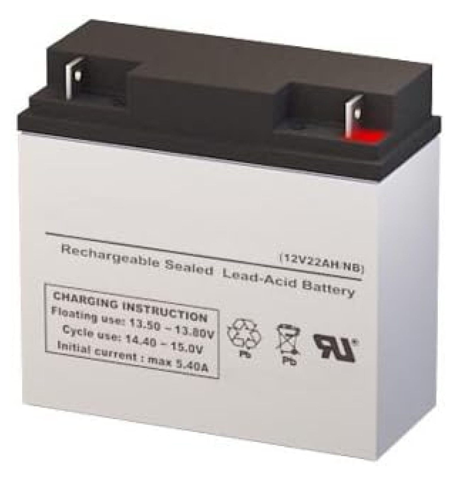 500 Amp Battery Jump Starter with Compressor Replacement Battery - 12 Volt 22AH NB Terminal by BULYAXIA