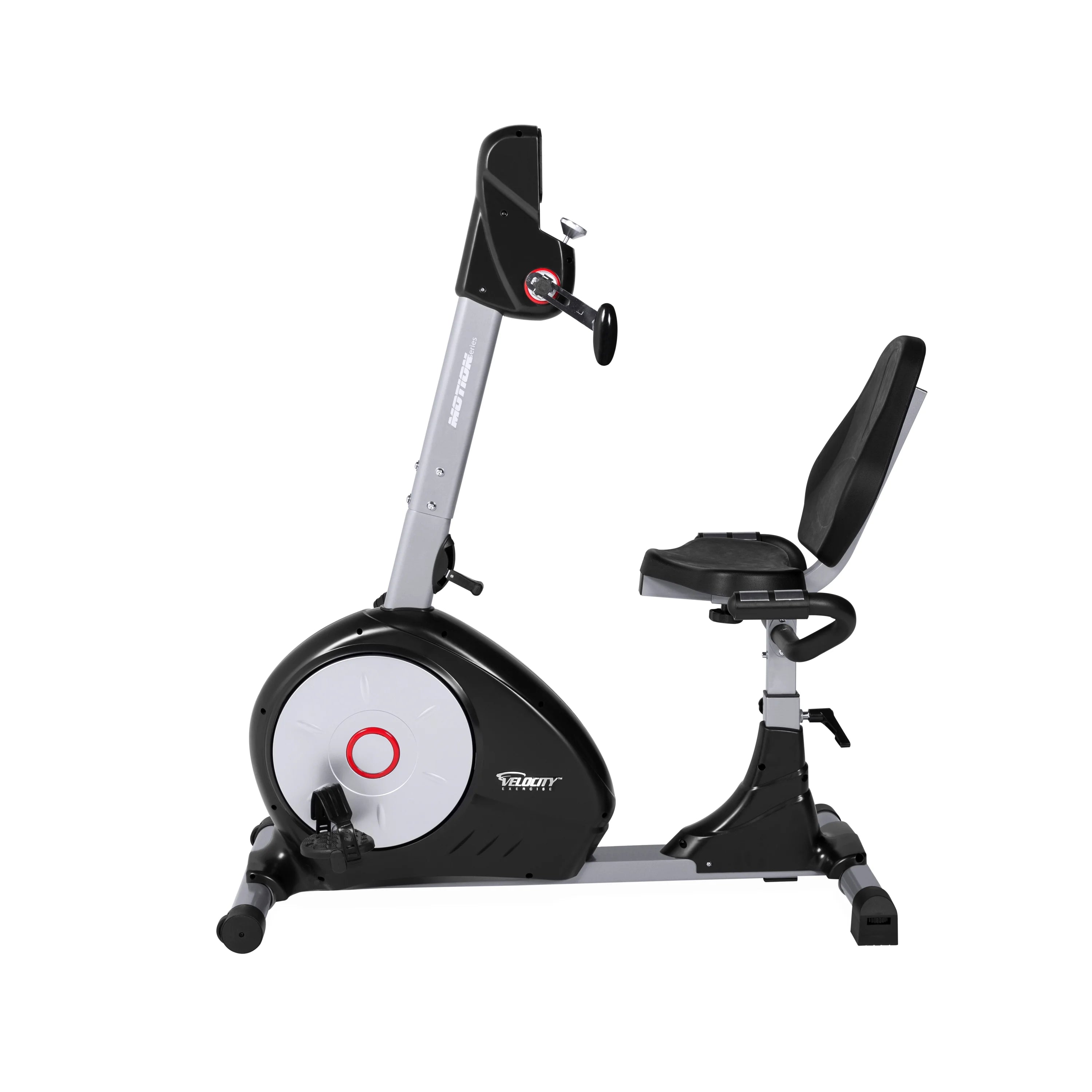 Velocity Dual Motion Recumbent Exercise Bike - Black