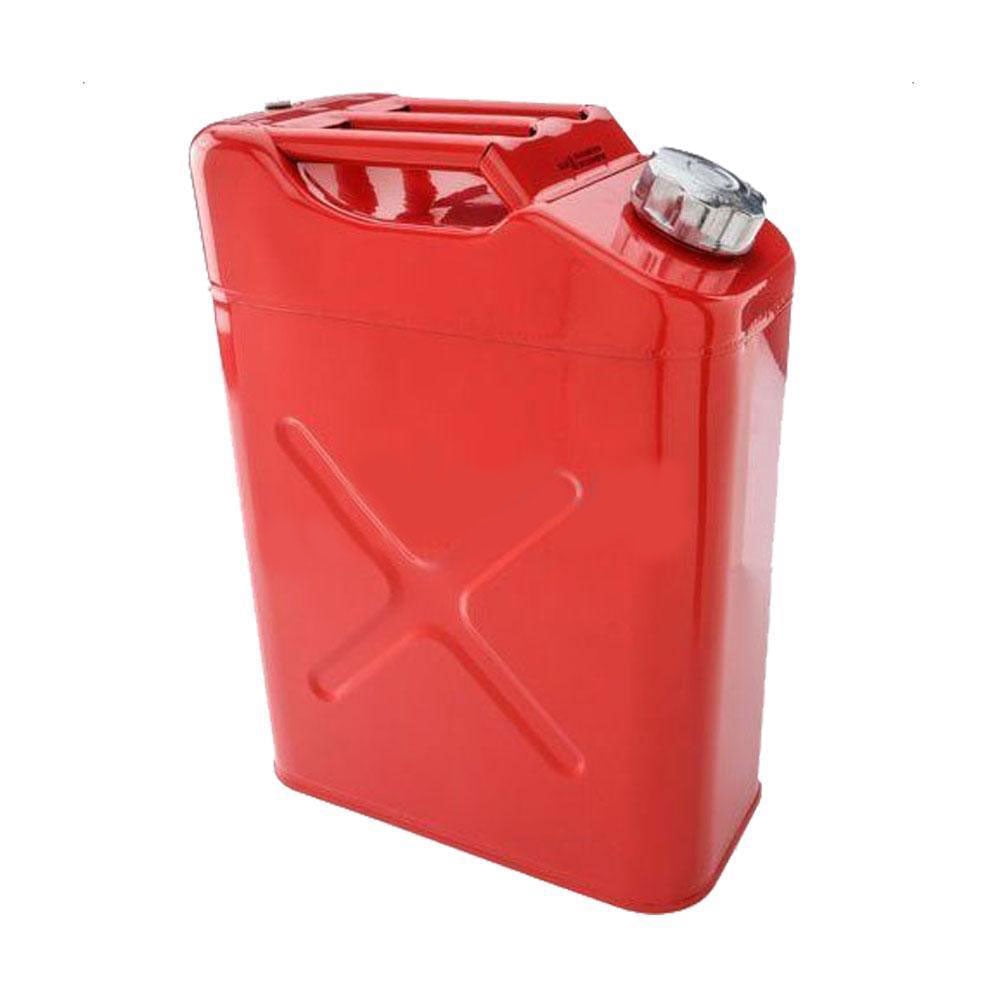 20L US Standard Cold-rolled Plate Petrol Diesel Can Gasoline Bucket with Oil Pipe Army Green