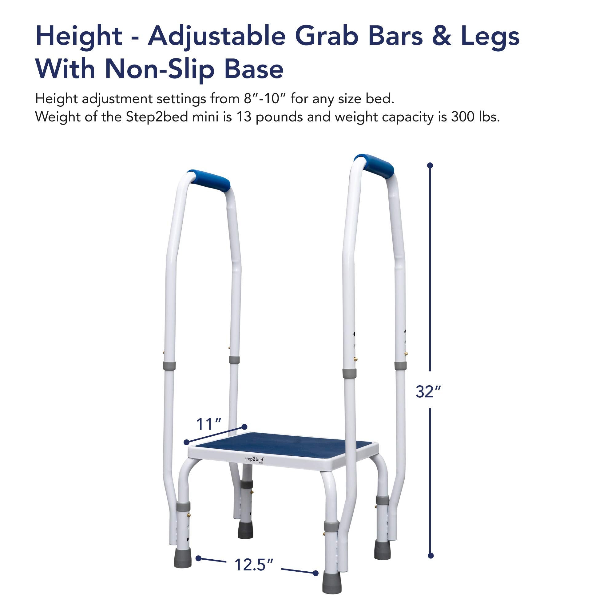 Step2Bed Elderly Adjustable Height Prevention