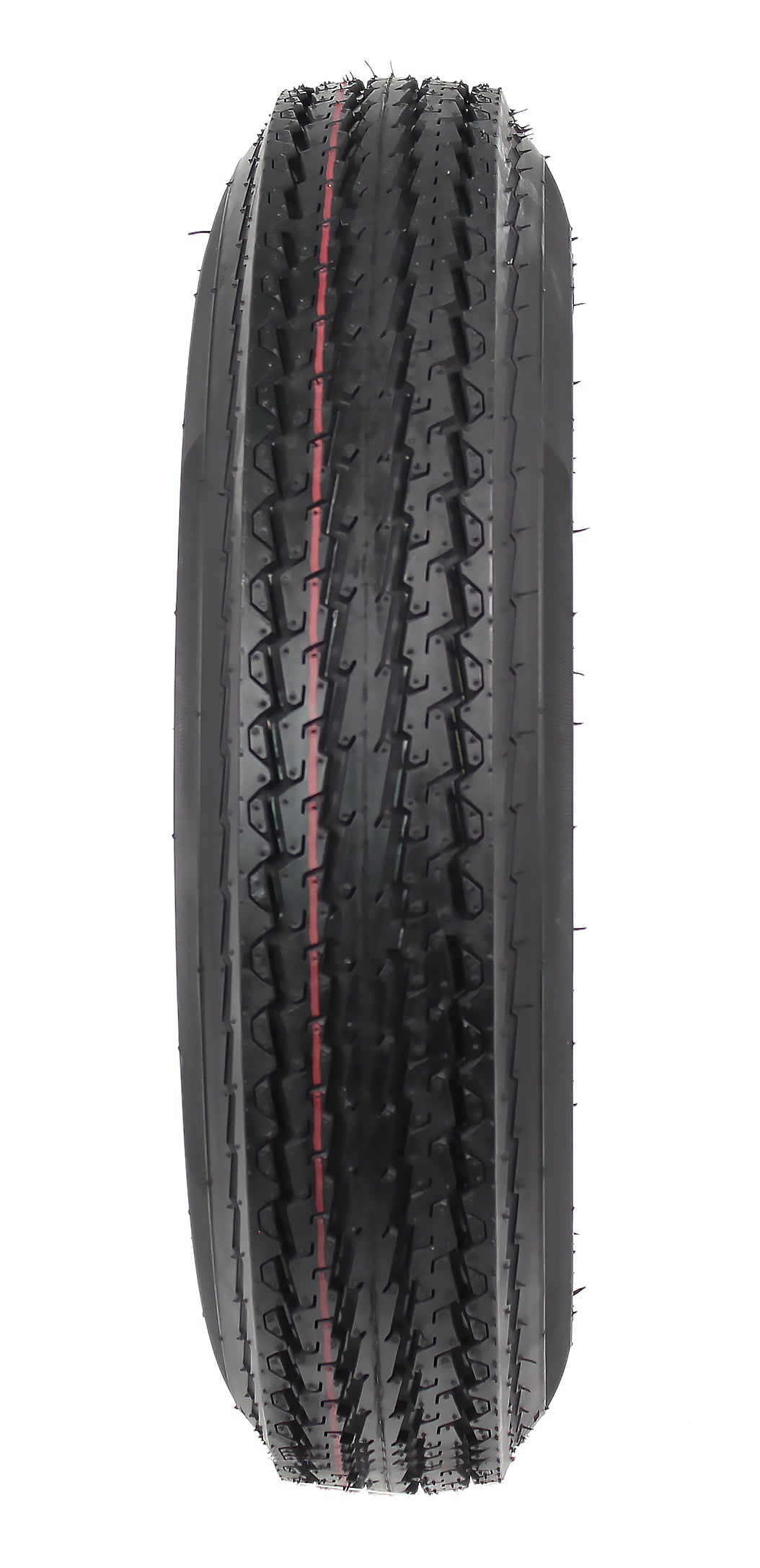 2-Pack Trailer Tires On White Wheel Rims 530-12 5.30-12 5.30 x 12 Load C 4 Lug