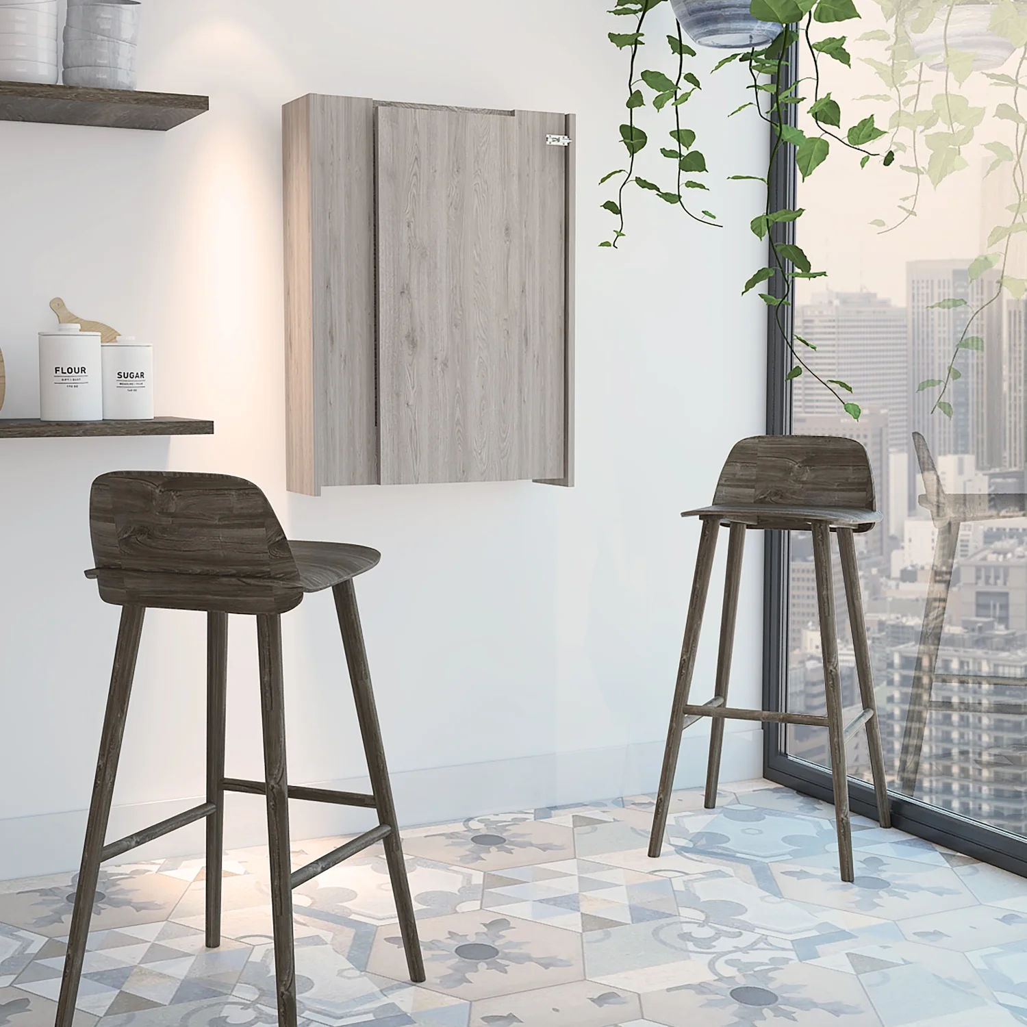 Portable Light Grey Rectangle Foldable Desk - Versatile and Sleek Folding Table for Home Office or Dorm Room - Modern and Easy-to-Assemble Design - Conveniently Stores when Not in Use