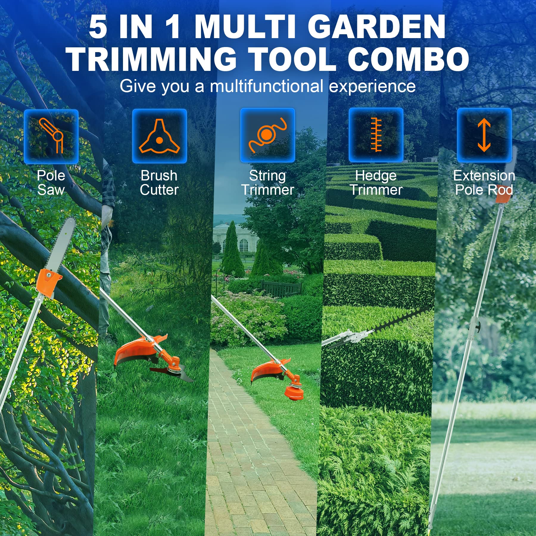 PanelTech Trimmer Pruning Chainsaw Extension