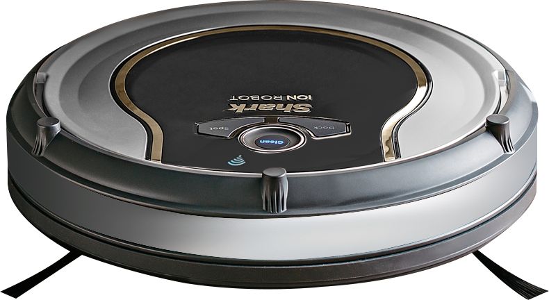 Shark - ION Robot Vacuum R75 with Wi-Fi - Smoke/Ash