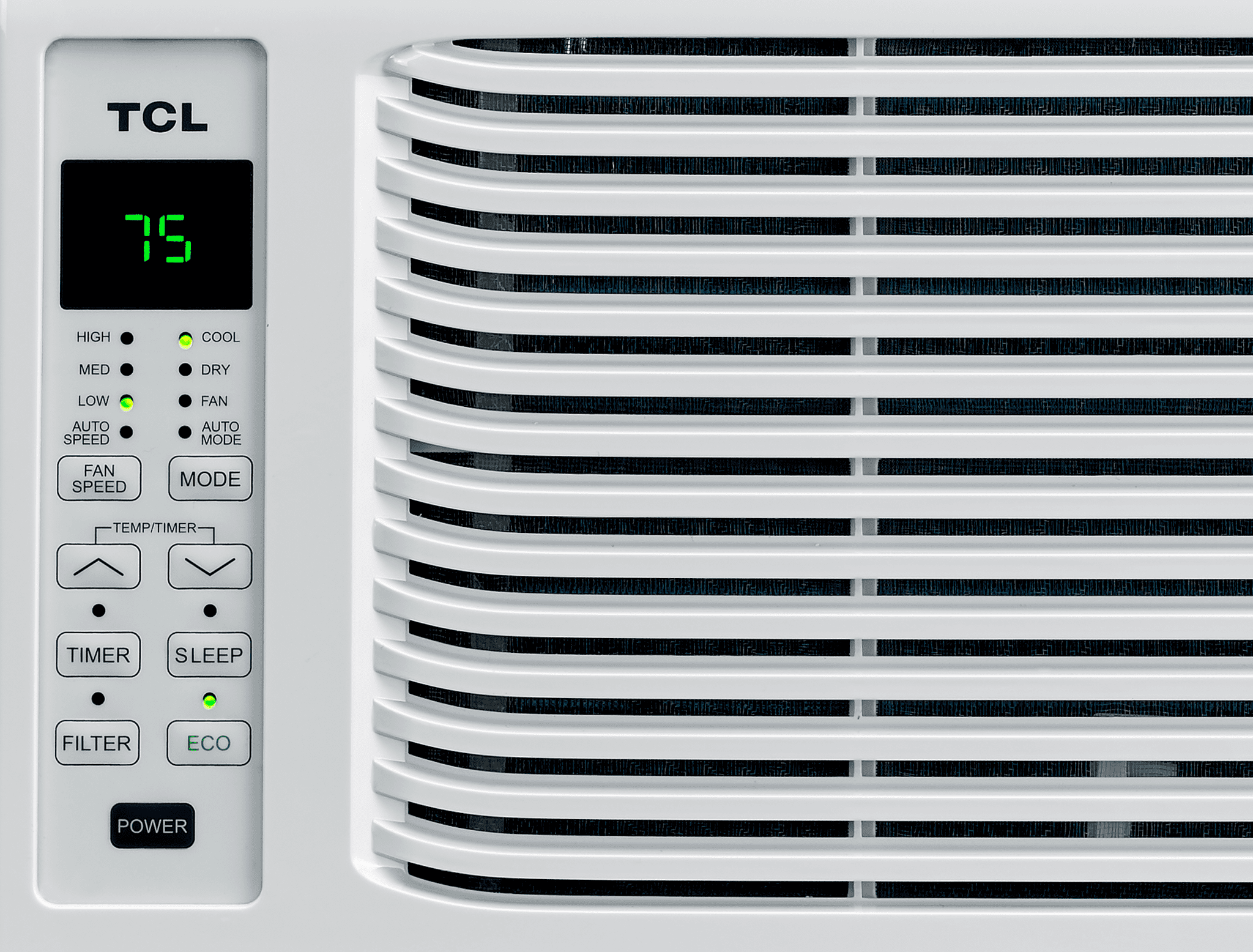 TCL 5，000 BTU White Window Air Conditioner with Remote