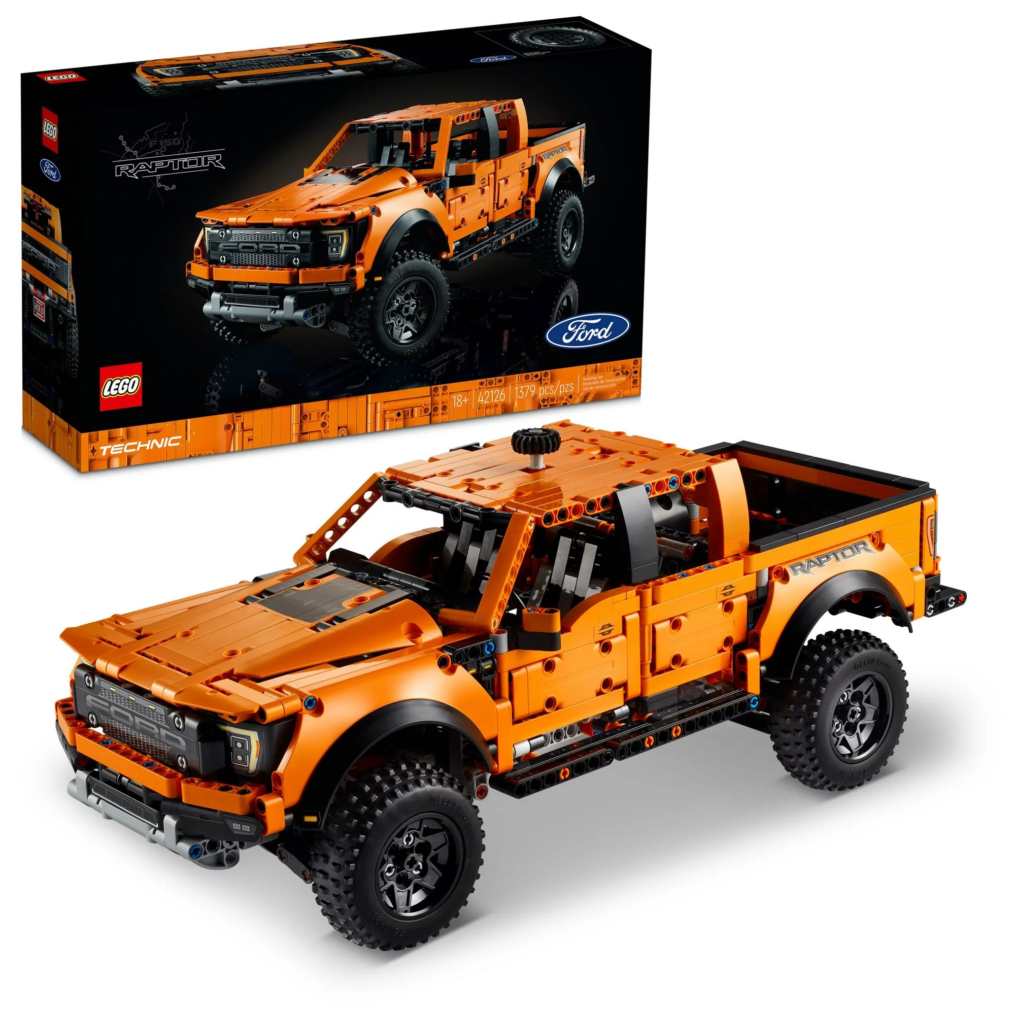 LEGO Technic Ford F-150 Raptor 42126 Model Building Kit (1��379 Pieces)