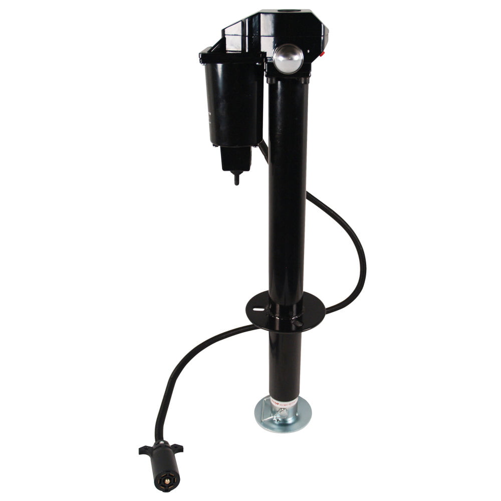 Quick Products JQ-3000-7P Power A-Frame Electric Tongue Jack with 7-Way Plug - 3,250 lbs. Lift Capacity