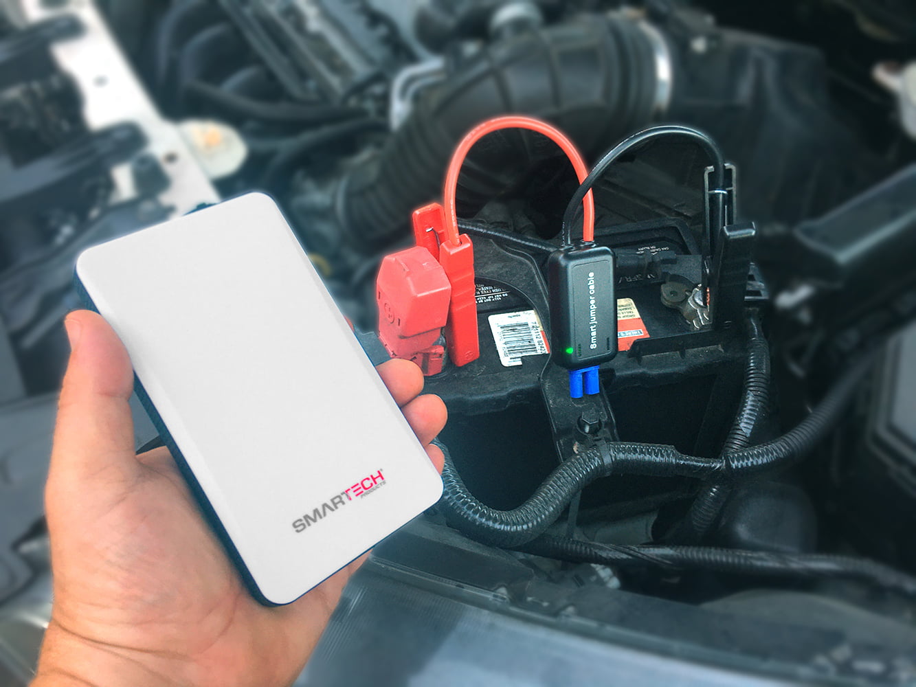 Smartech GSK-6000 6000A Wheel Battery Charger Maintainer Engine Starter