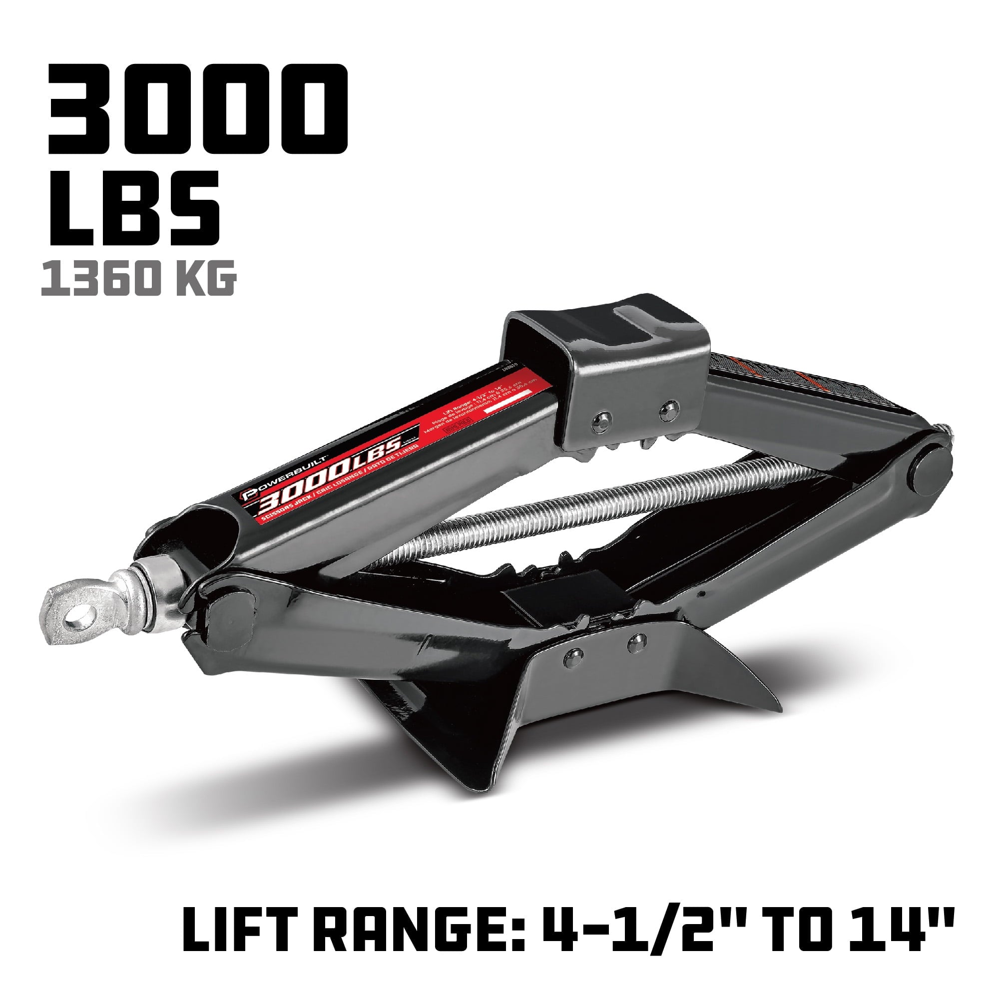 Powerbuilt 1.5 Ton Scissors Jack - 640819
