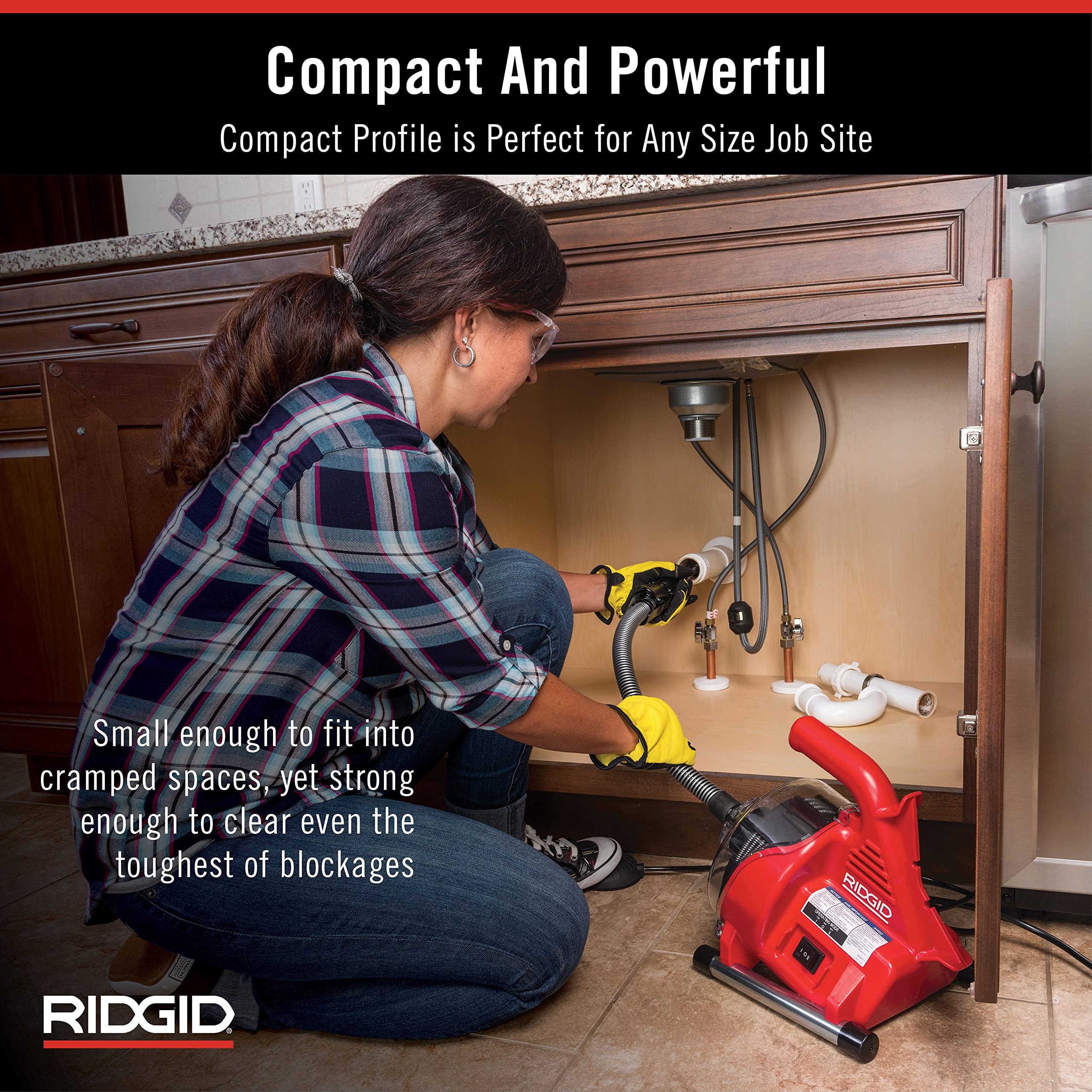 Ridgid 55808 PowerClear Cleaning Blockages