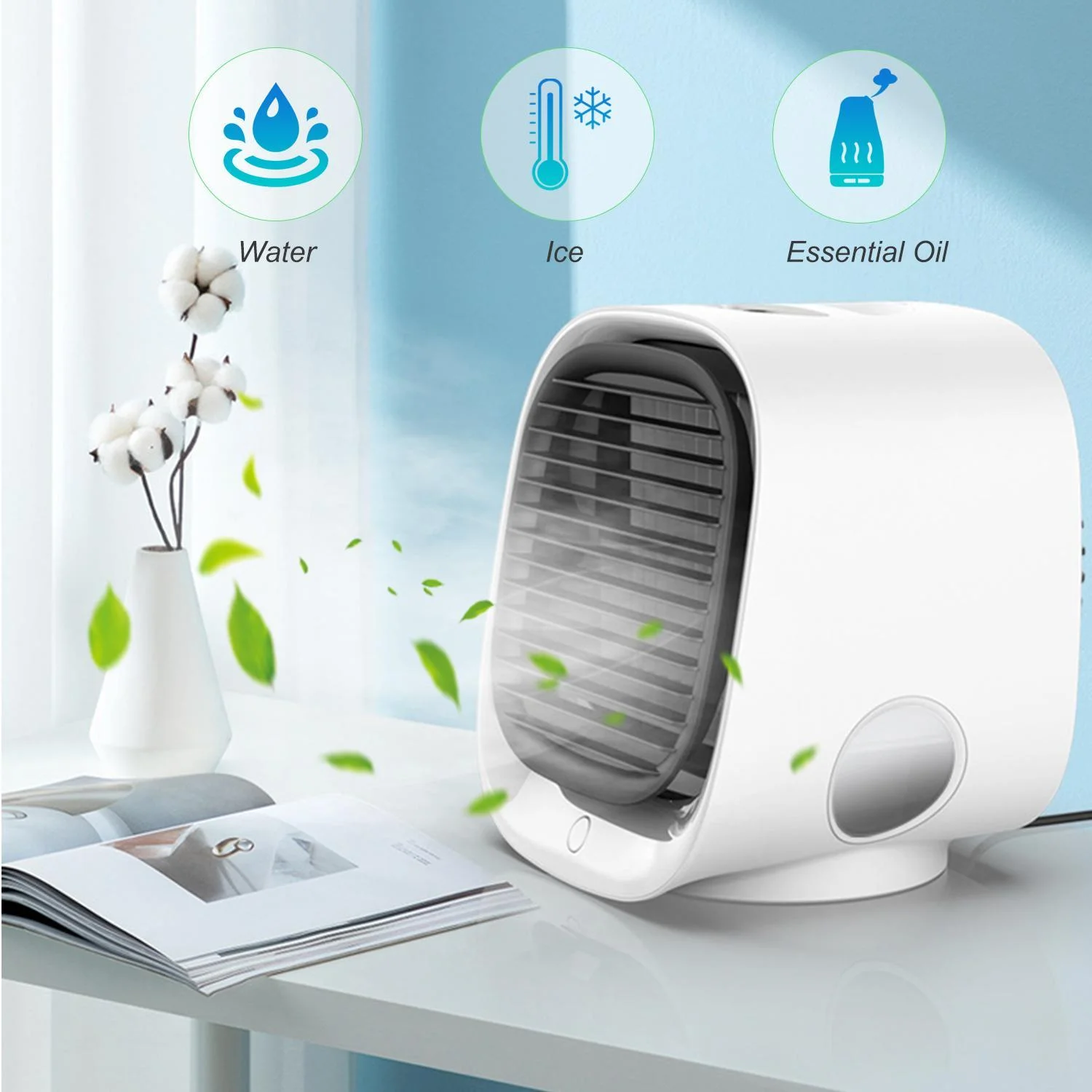 esafio Air Conditioner Portable Home & Auto Heat Sink Ice Air Condition Without Cell