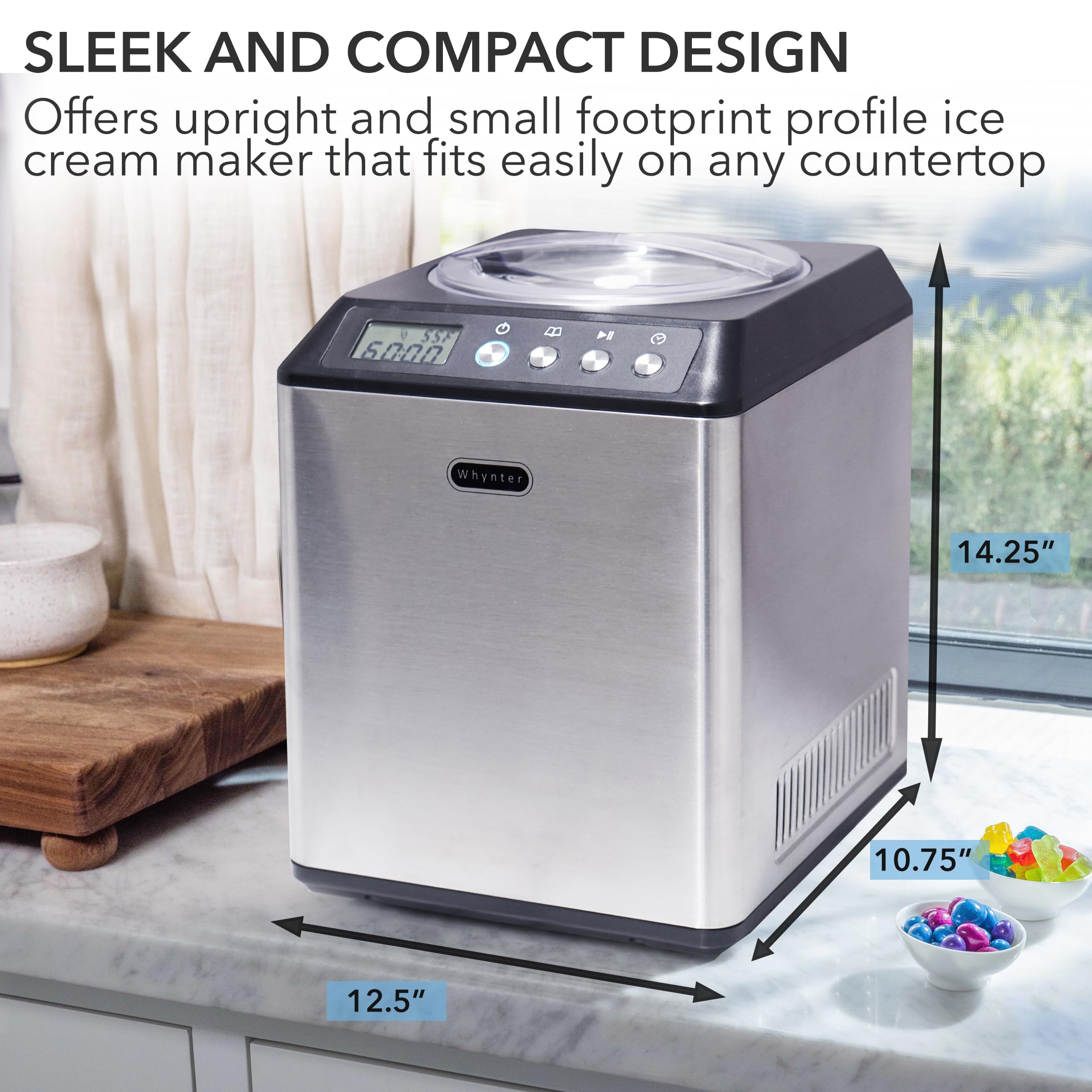 Whynter ICM 201SB Quart Upright Stainless