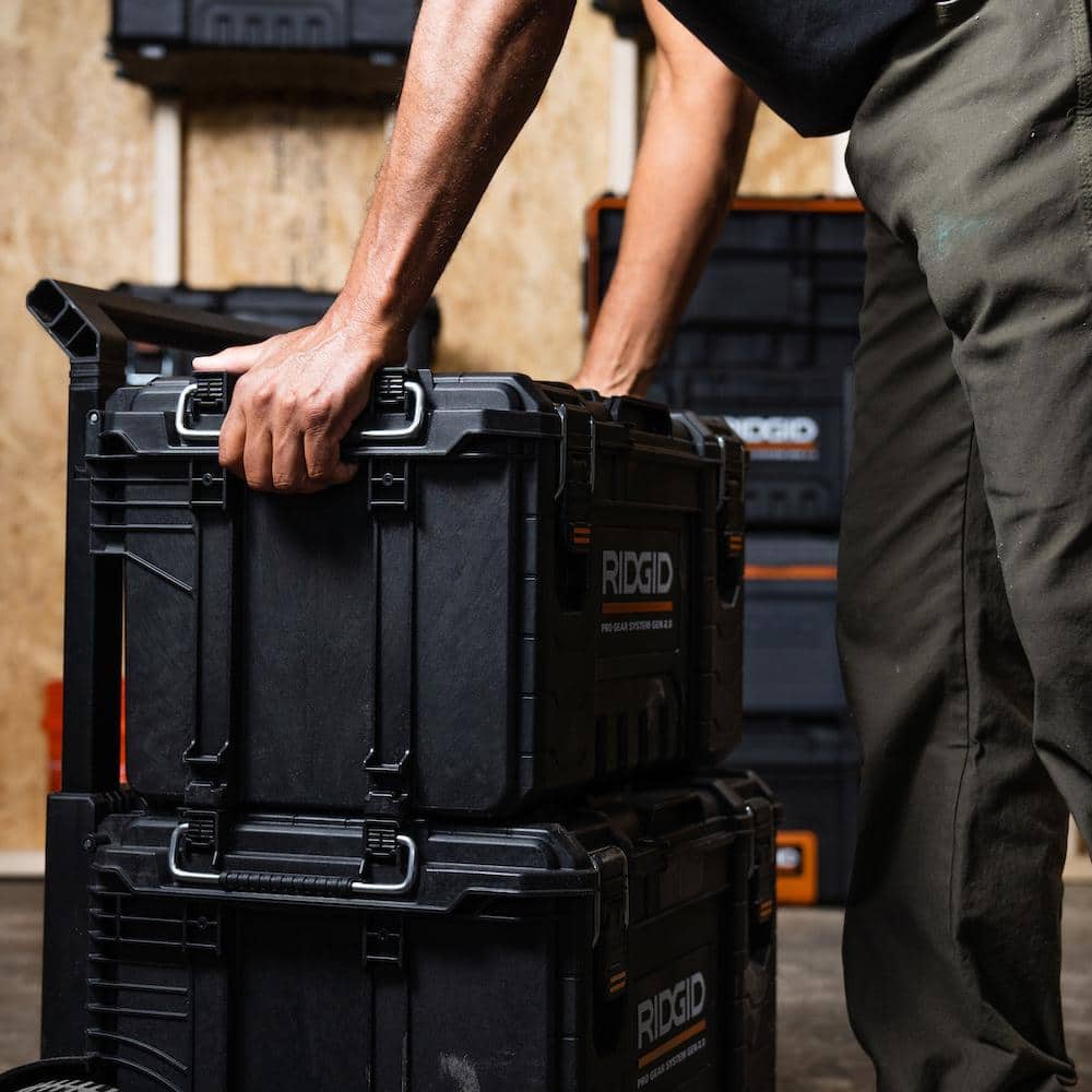 2.0 Pro 22 in. Gear System Rolling Tool Box and Tool Box and Tool Case 254065-254067-254069