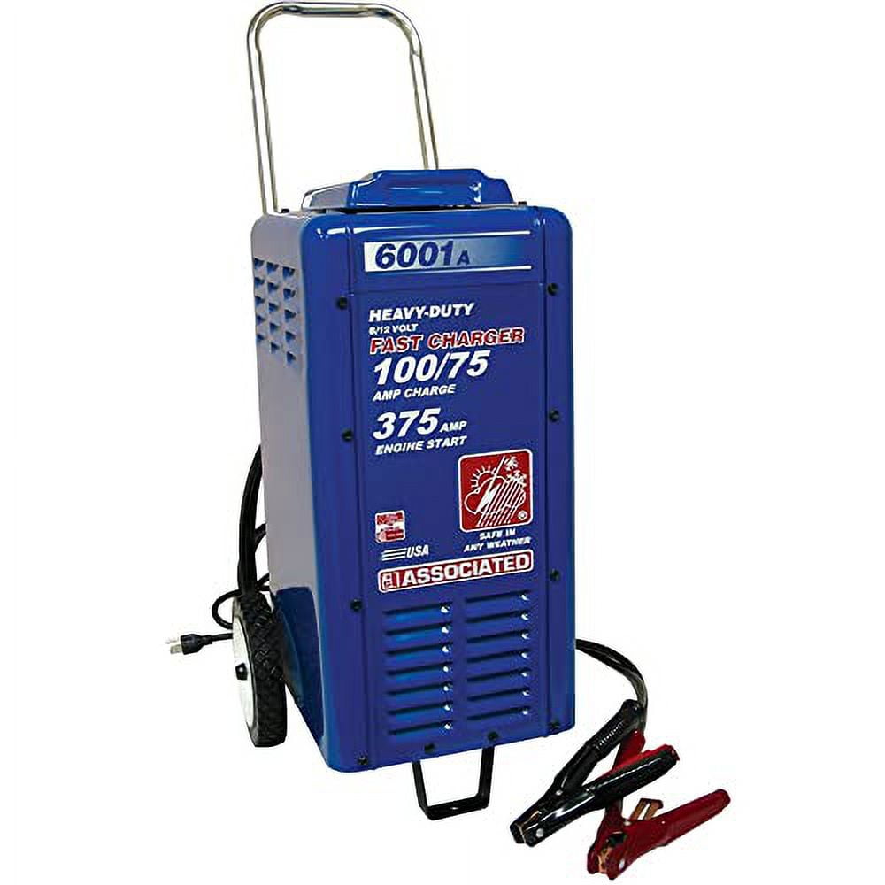 6V/12V Heavy Duty Wheeled Commercial Battery Charger