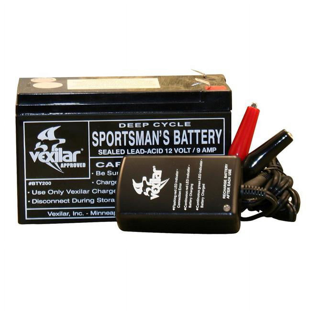 Vexilar V-120 12V Battery & Charger