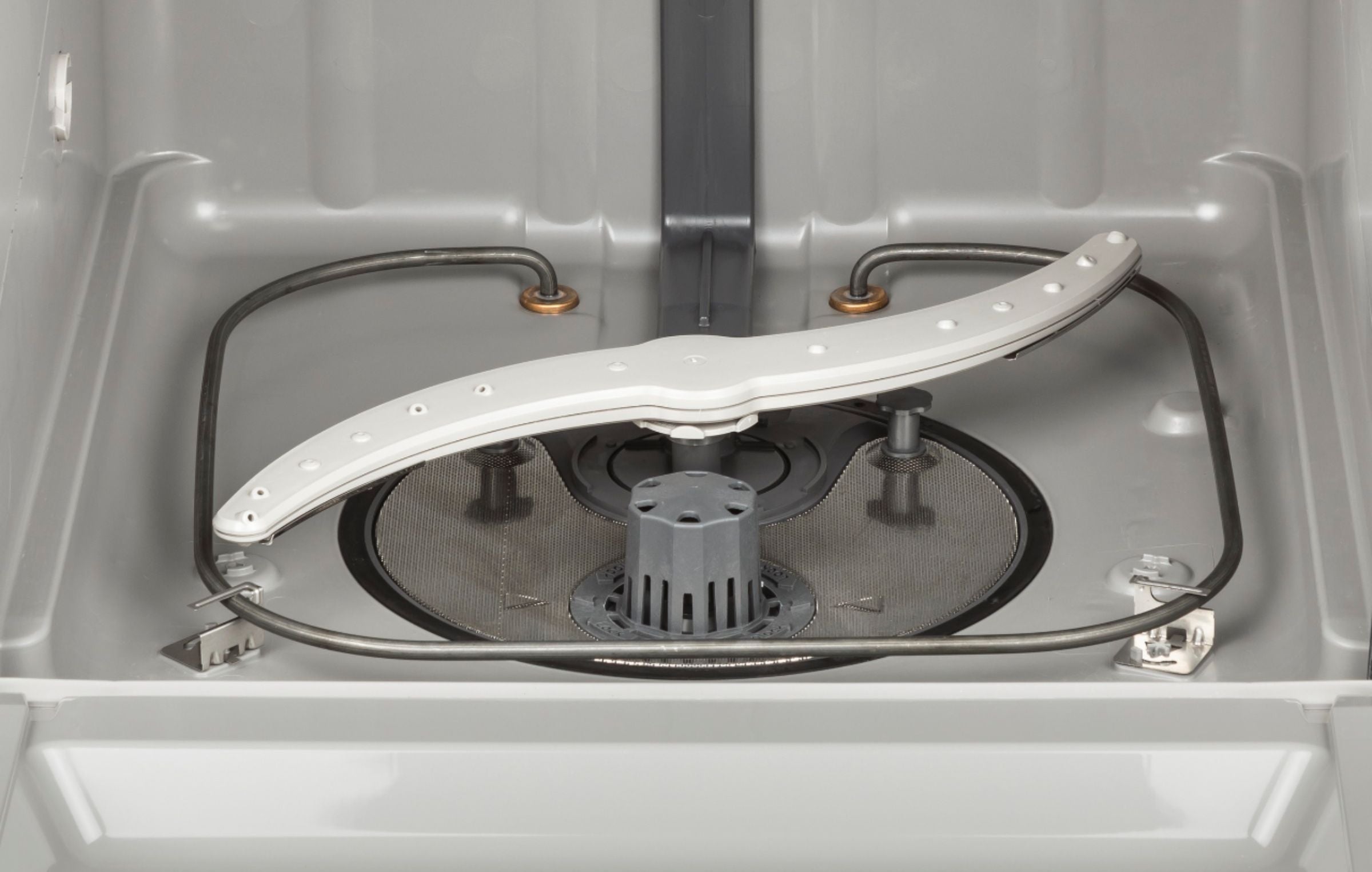 GE - Front Control Built-In Dishwasher with 3rd Rack, 50 dBA - Stainless steel