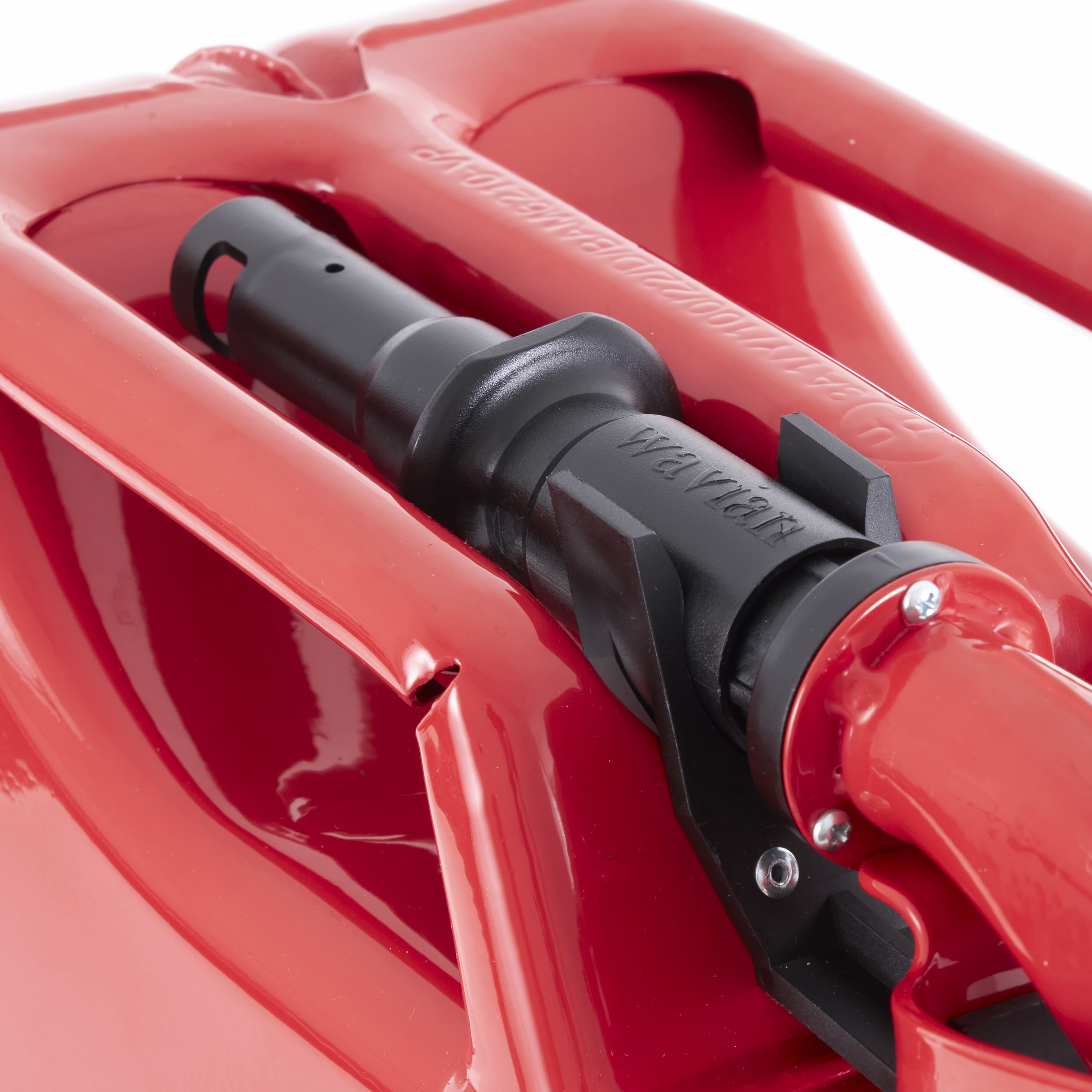 Wavian 3009 5.3 Gallon 20 Liter Authentic CARB Jerry Can with Spout, Red (4 Pack)