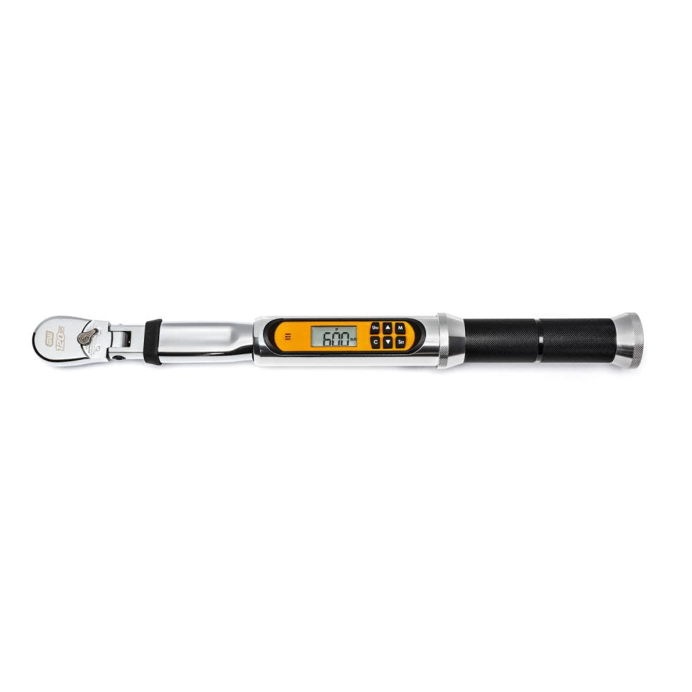 Gearwrench 3/8In Drive 120Xp Flex Head Electronic Torque Wrench With Angle