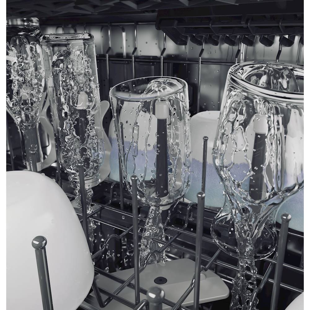 Café - Top Control Built-In Dishwasher with Stainless Steel Tub, 3rd Rack, 39dBA - Stainless steel