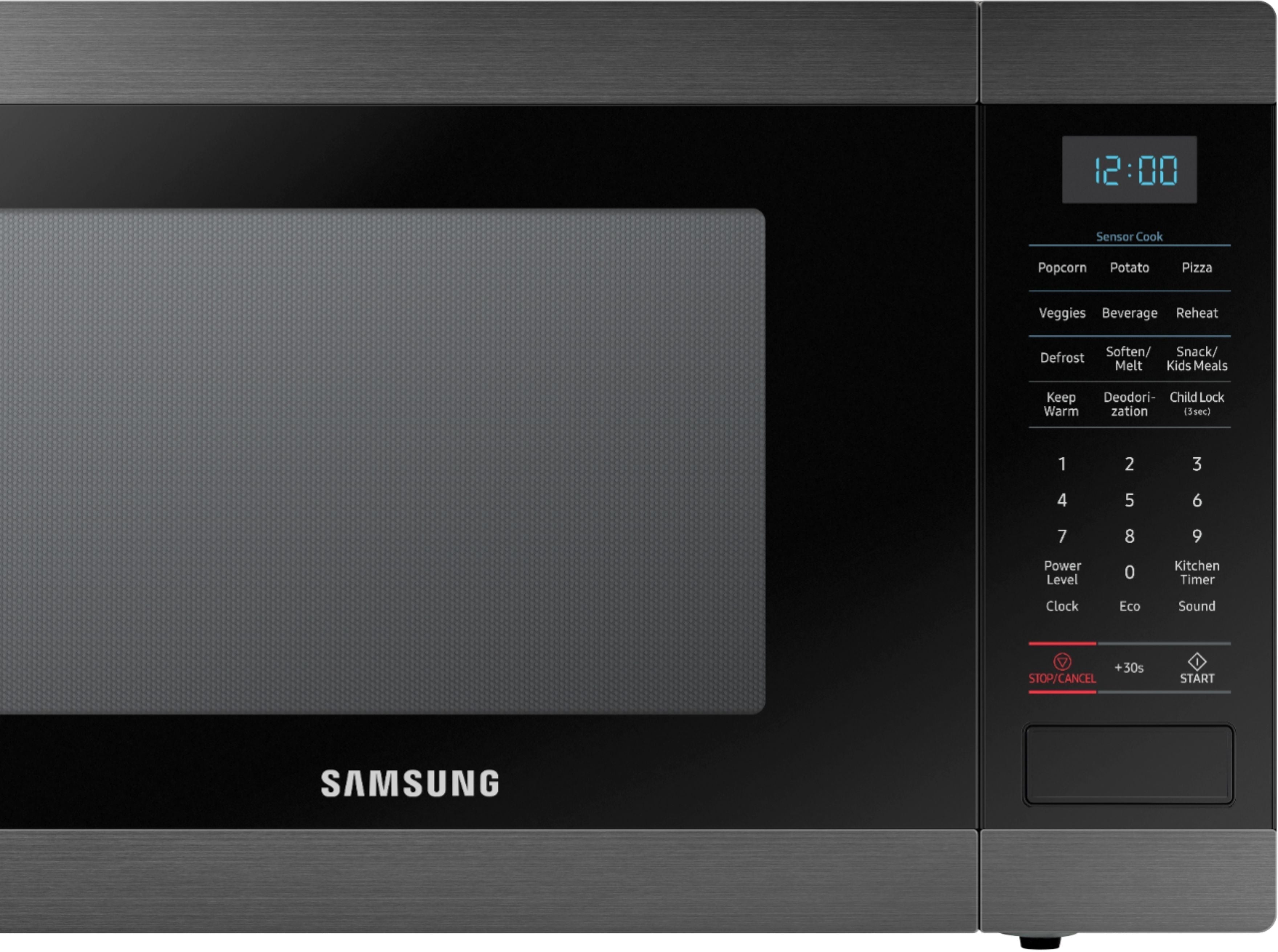 Samsung - 1.2 cu. ft. Countertop Convection Microwave with PowerGrill - Black