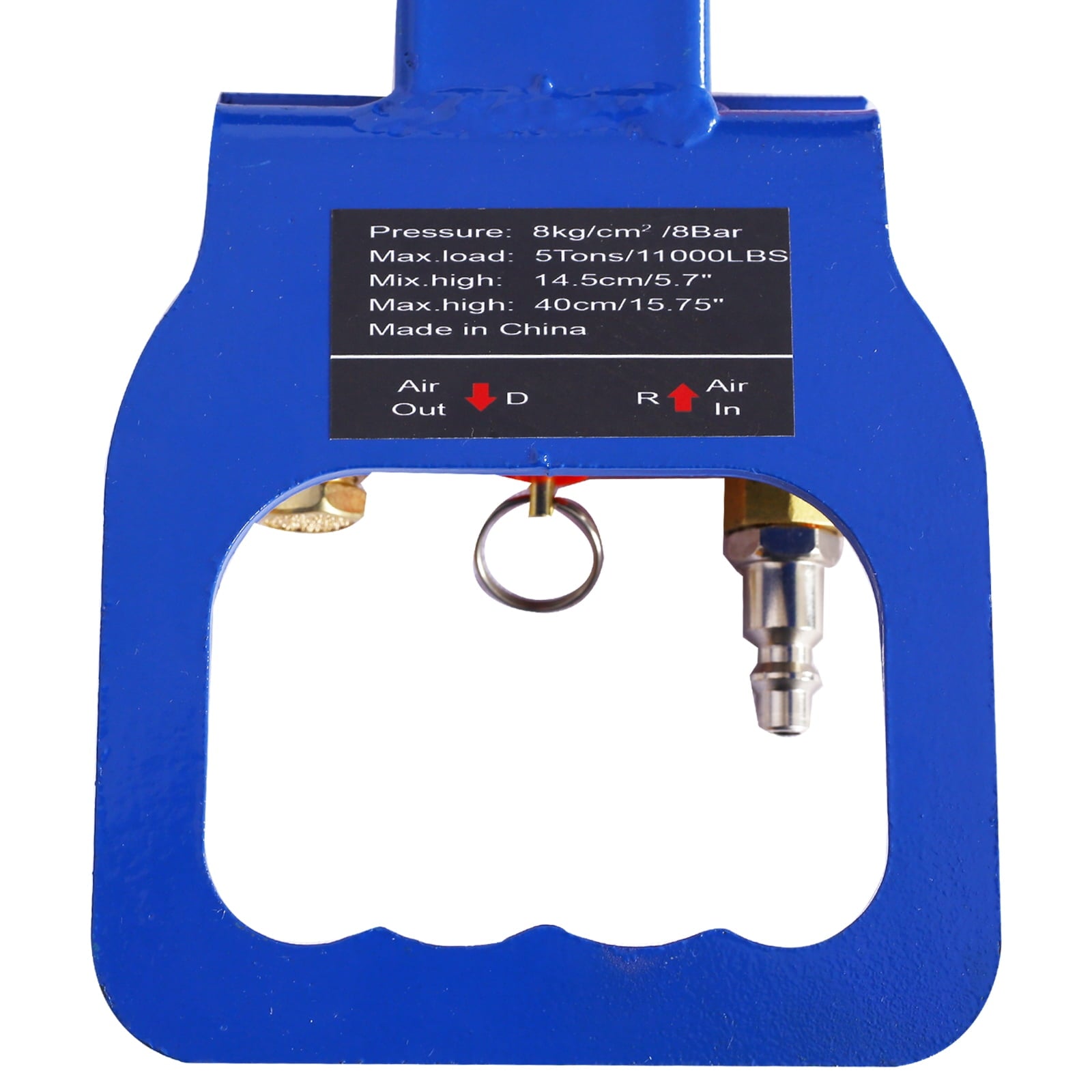 5T Triple Bag Air Jack ,Pneumatic Jack 3 bag ,lifting 16in capacity 5T 11000lbs,easy-collapsing Terrain,Blue color
