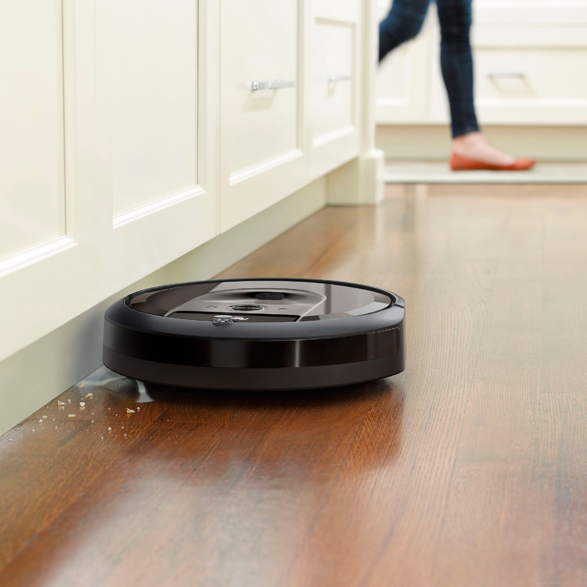 iRobot Roomba i7+ (7550) Wi-Fi Connected Self-Emptying Robot Vacuum - Charcoal