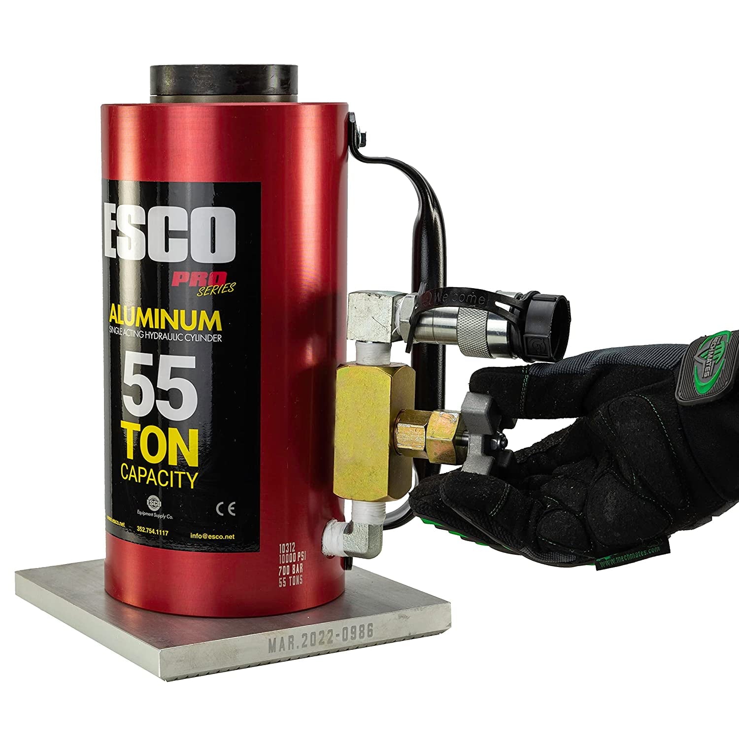ESCO 55 Ton Air Hydraulic Aluminum Jack