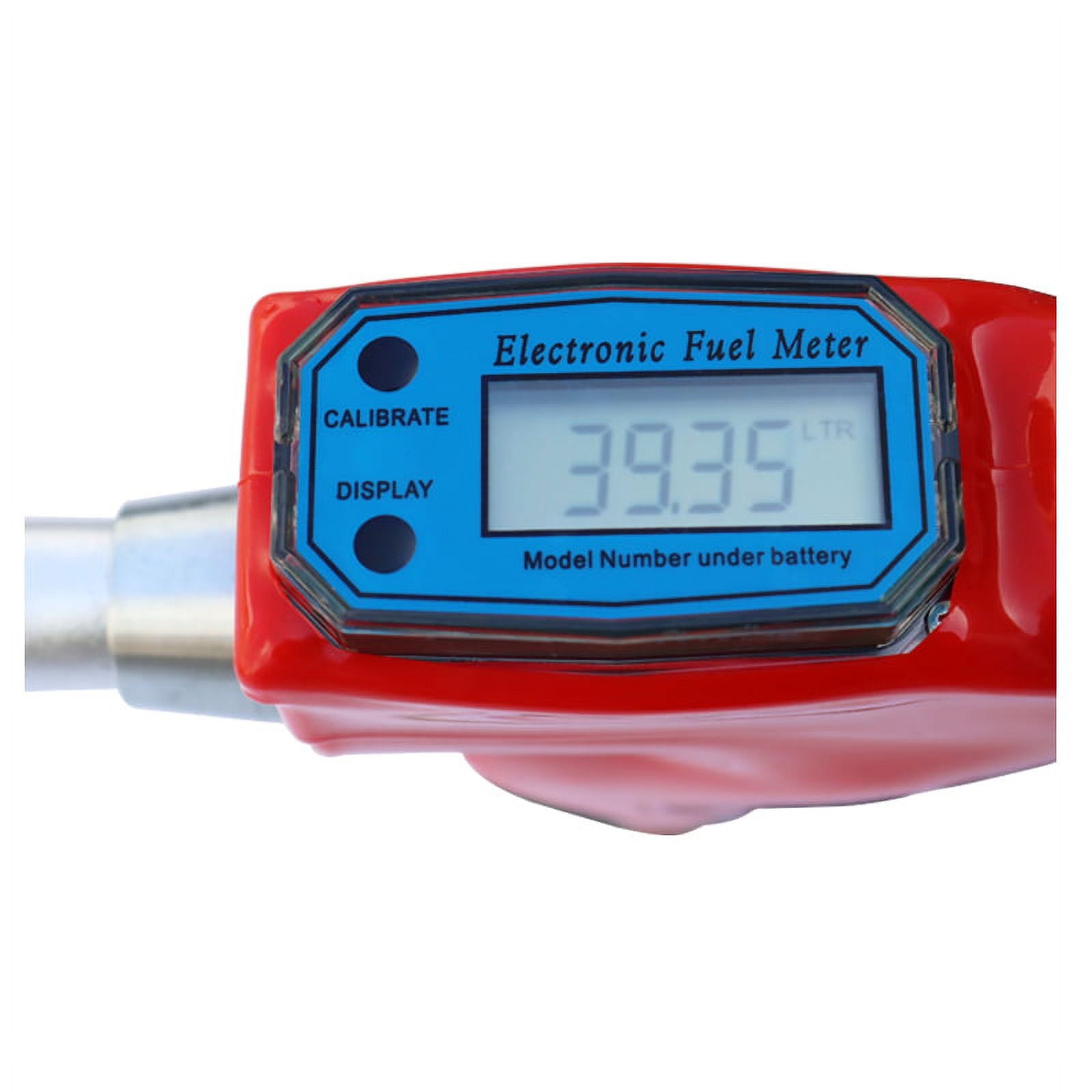 TECHTONGDA Digital Flow Fuel Delivery Gun Electronic Metering Oiler Gun Fuel Truck Nozzle Convertible Gallon Units