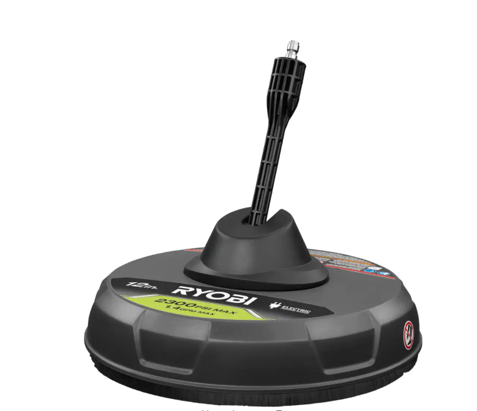 RYOBI 1600 PSI 1.2 GPM Electric Pressure Washer with 12 in. Surface Cleaner