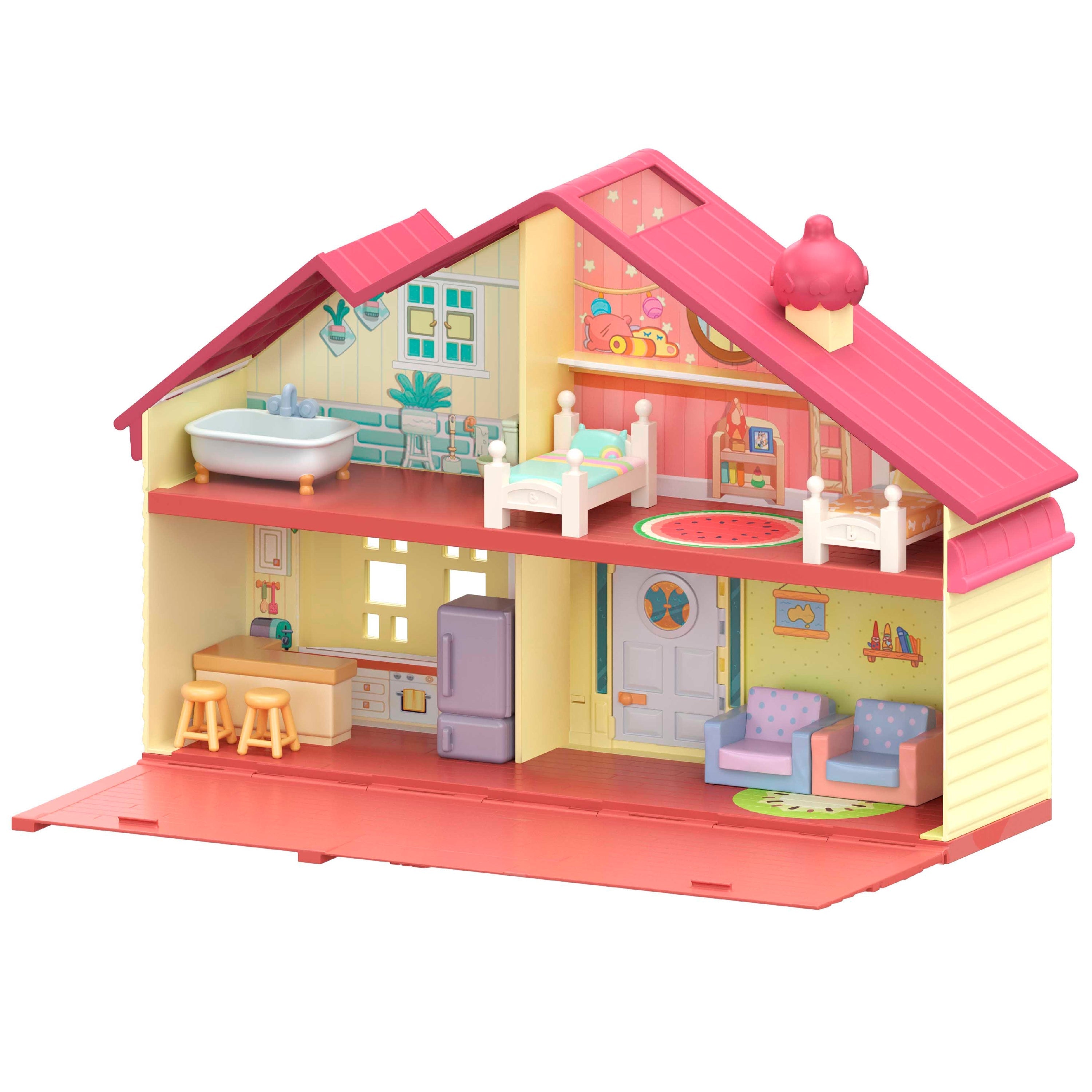 Bluey Family Home - Bluey 2.5-3 Figure with Home Playset