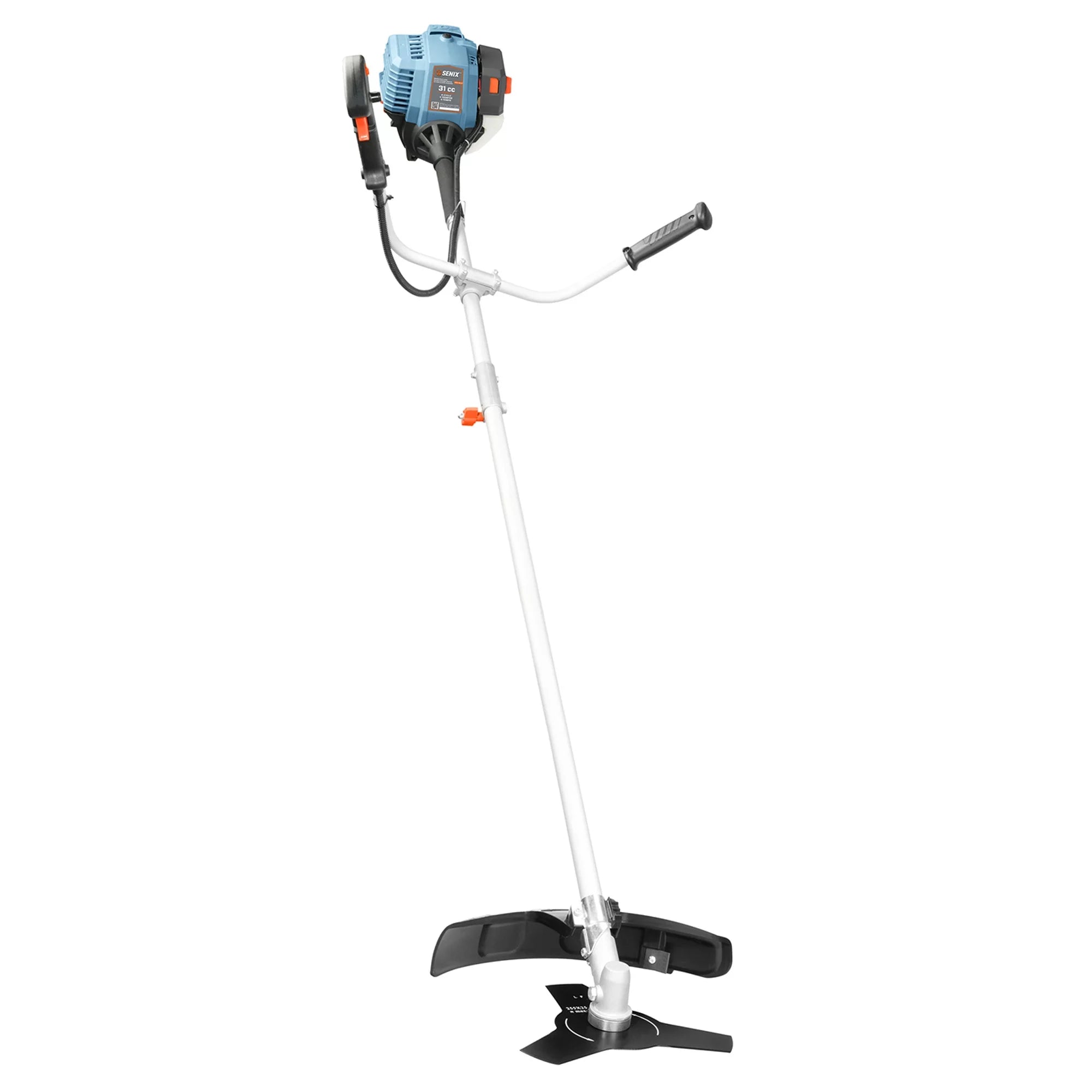 SENIX 31 cc 4-Cycle Gas Powered 10-in Brush Cutter/17.7-in Cutting Swatch, Bump Feed, GTBCU4QL-M
