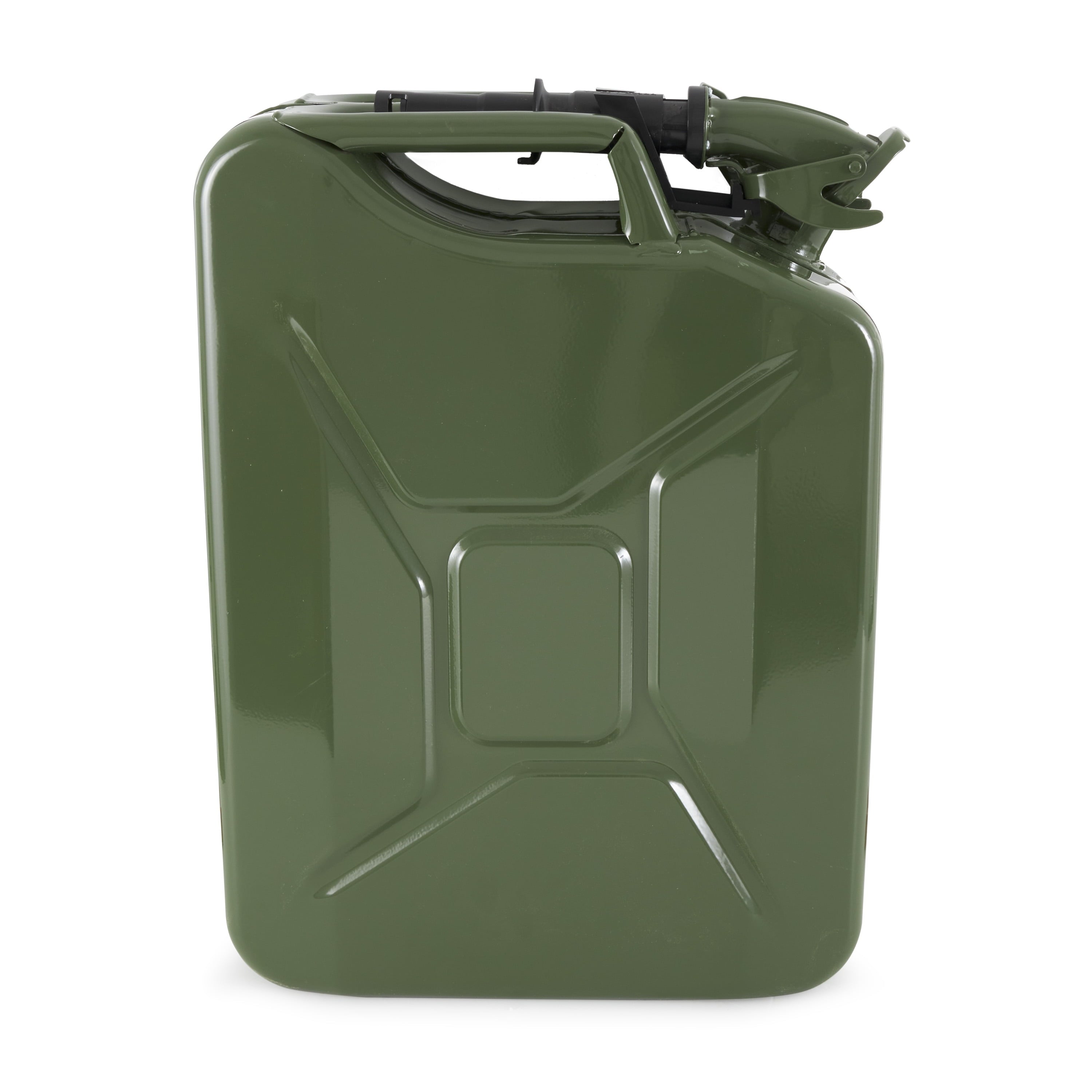 Wavian 3012 20 Liter Military Style NATO Jerry Fuel Can and Spout, Green