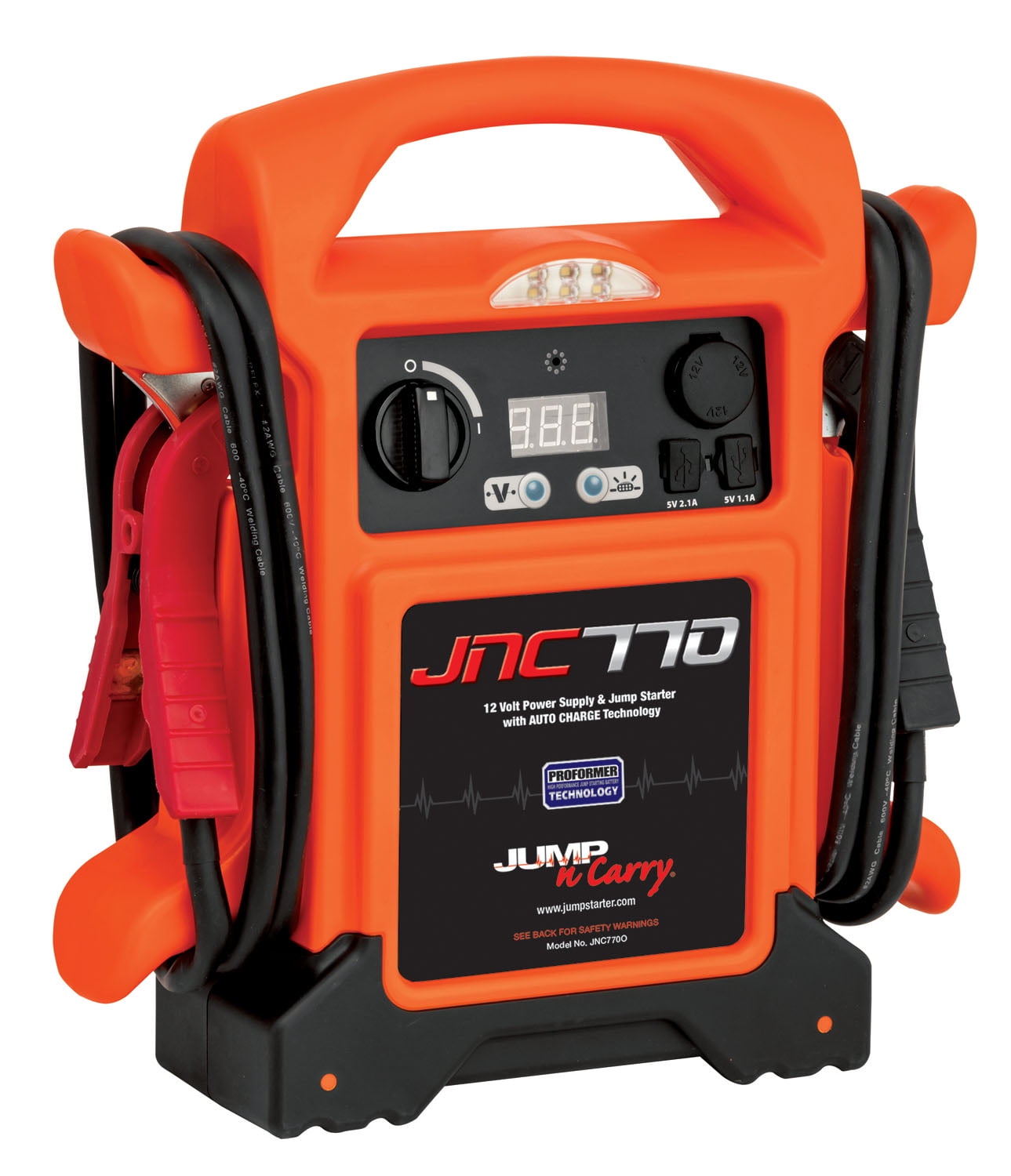 Jump-n-carry ORANGE 1700 PEAK AMP 12V JUMP JNC770-O