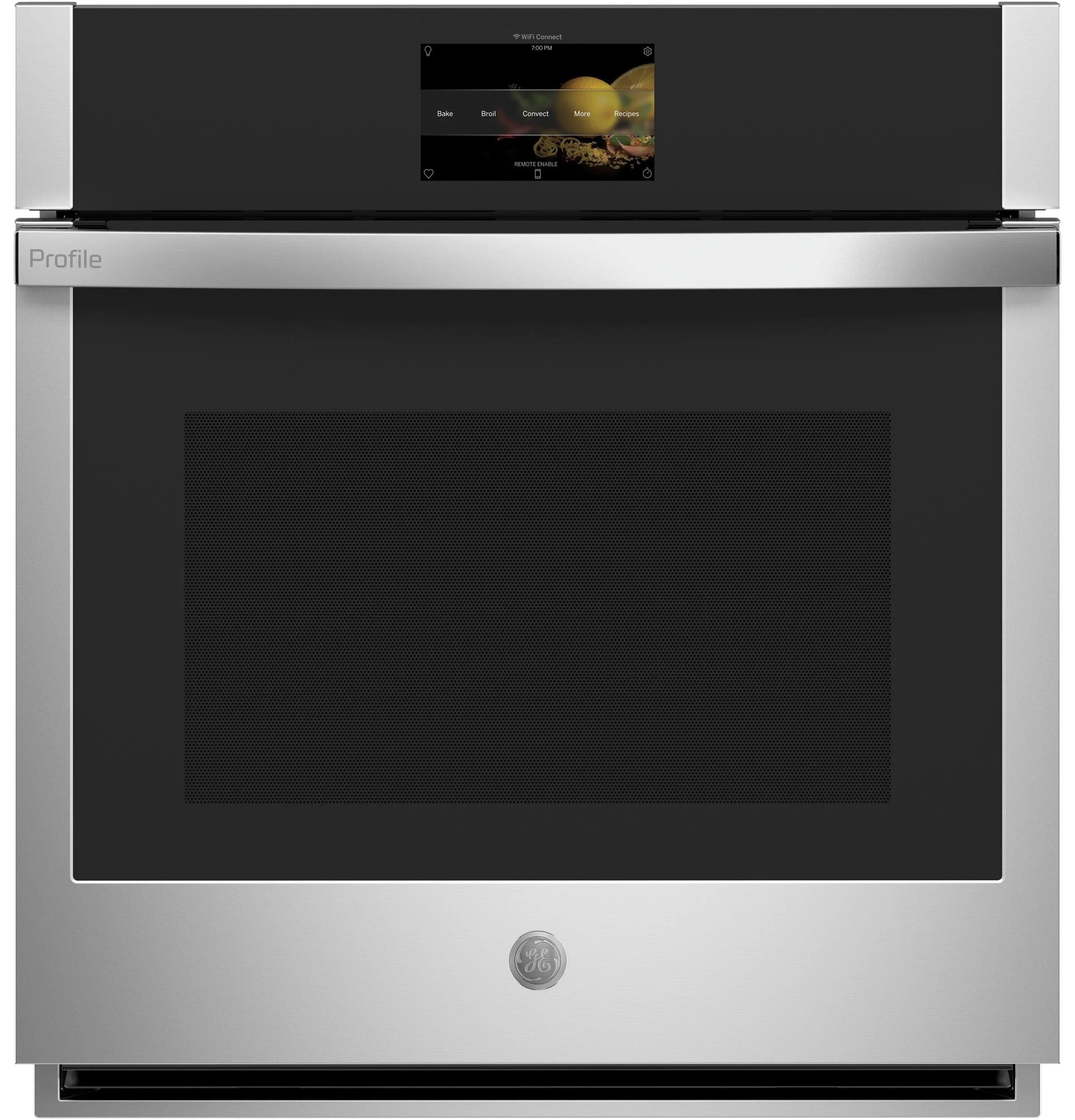 GE APPLIANCES PKS7000SNSS SINGLE WALL ELECTRIC OVEN Black Stainless Steel
