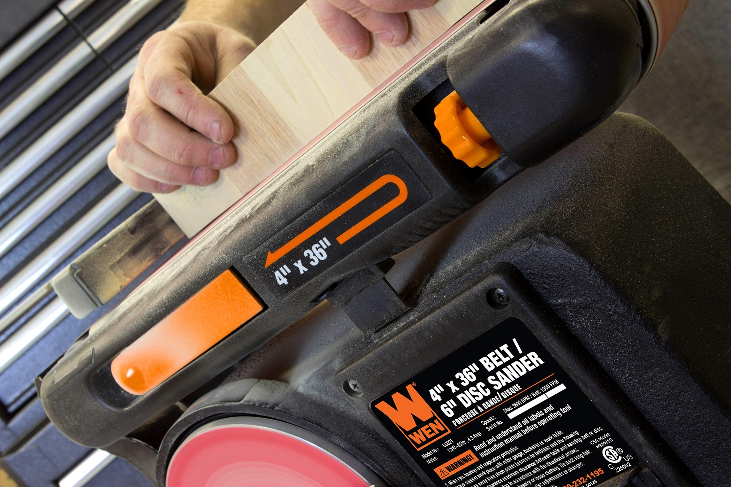 WEN 6502T 4 3 Amp Belt Sander