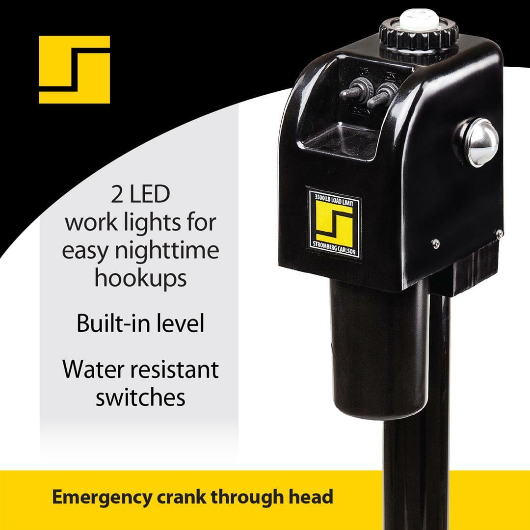 Stromberg Carlson 3500 lb. Electric Tongue Jack with Light