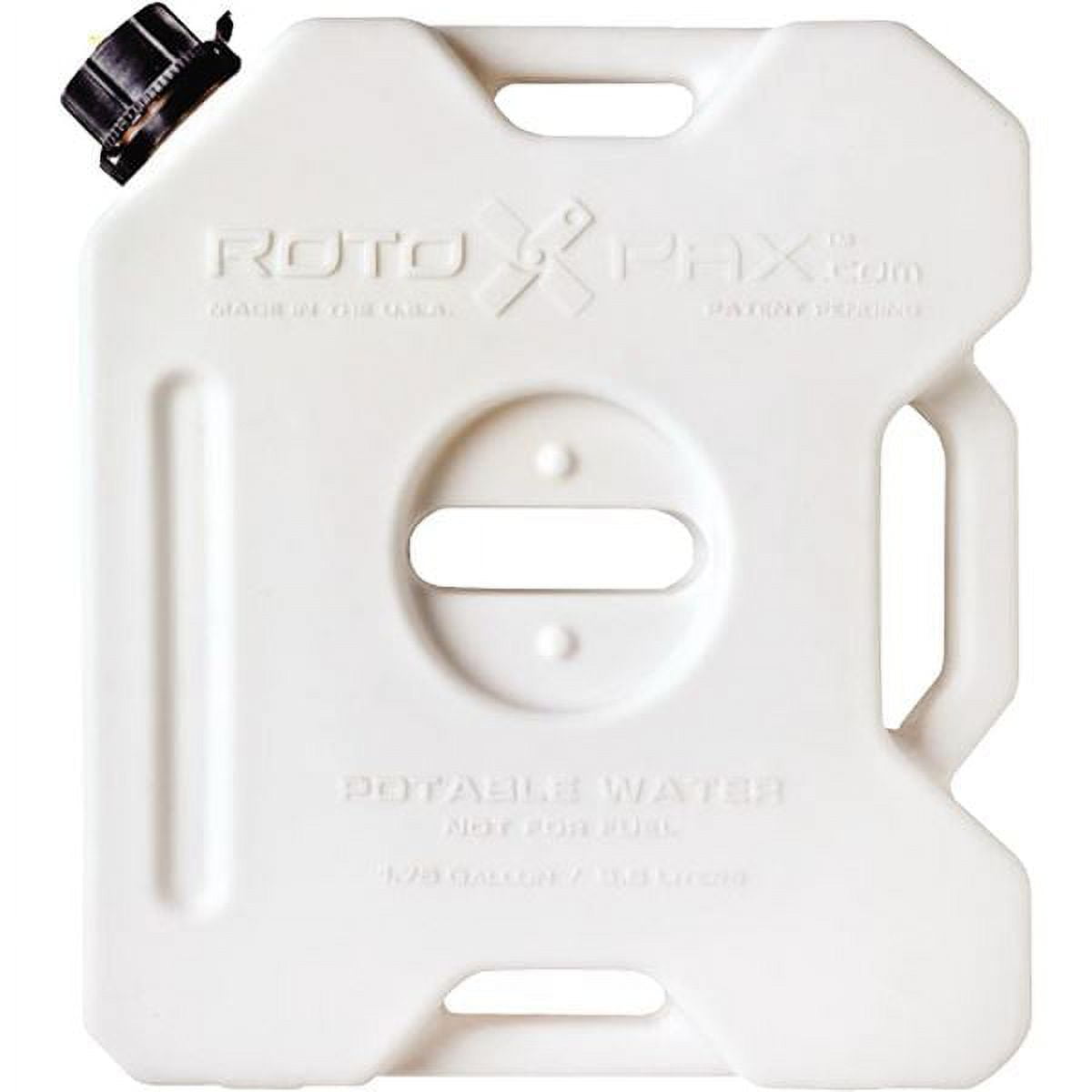 Rotopax RX-1.75G W; Water Pack 1.75Gal 15X14X4-inch