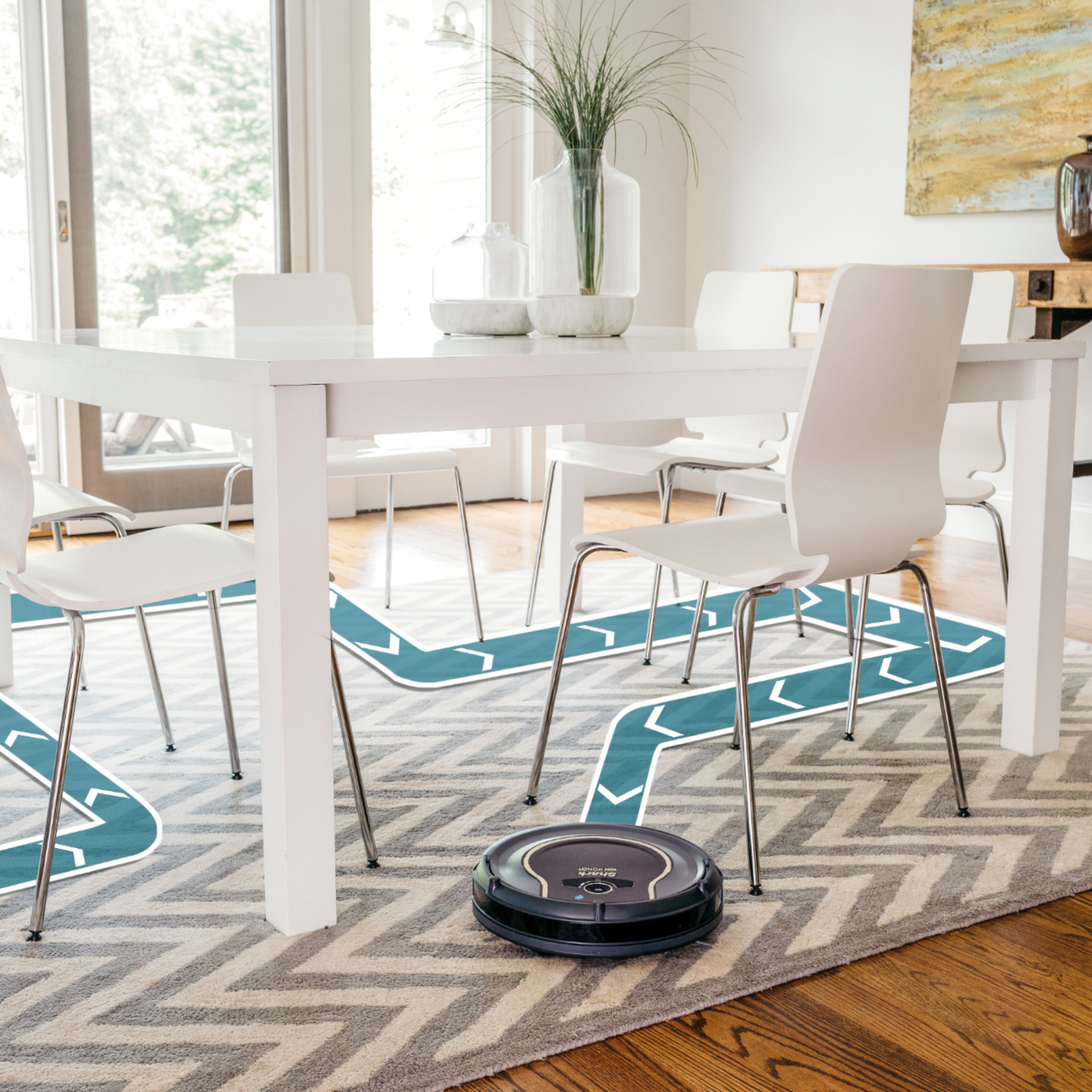 Shark - ION Robot Vacuum R75 with Wi-Fi - Smoke/Ash