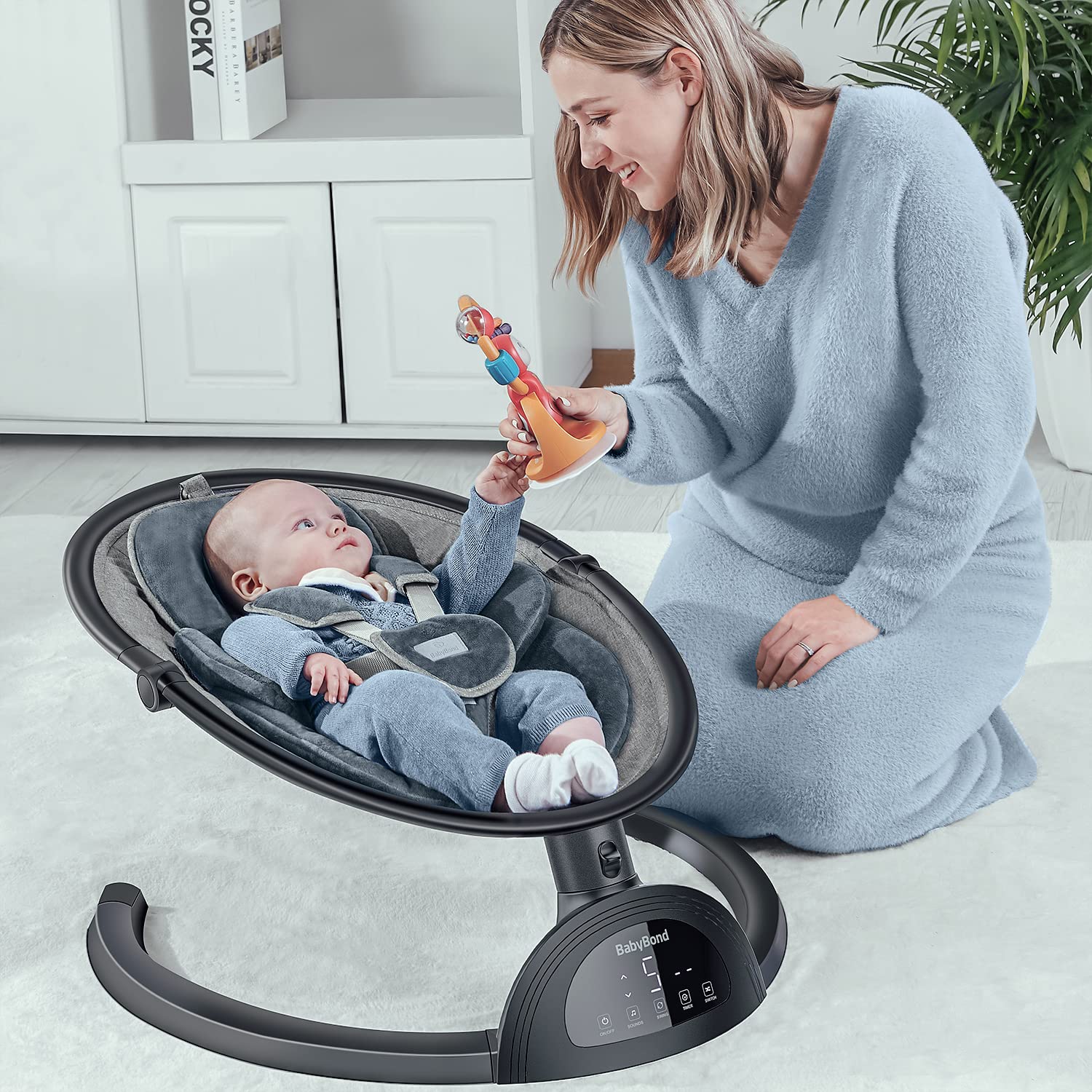 Infants BabyBond Bluetooth Speaker Positions