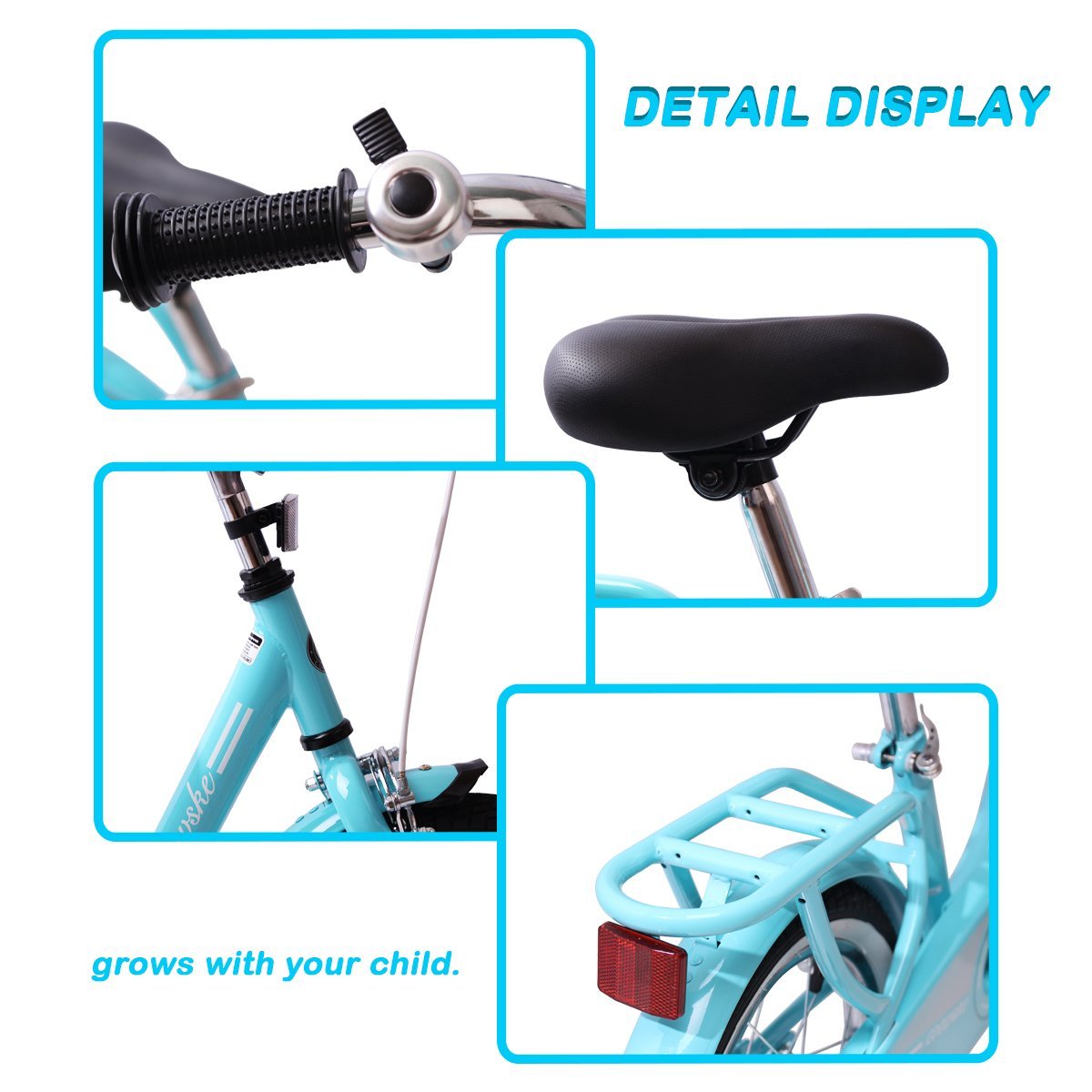 COEWSKE Steel Children Bicycle Training