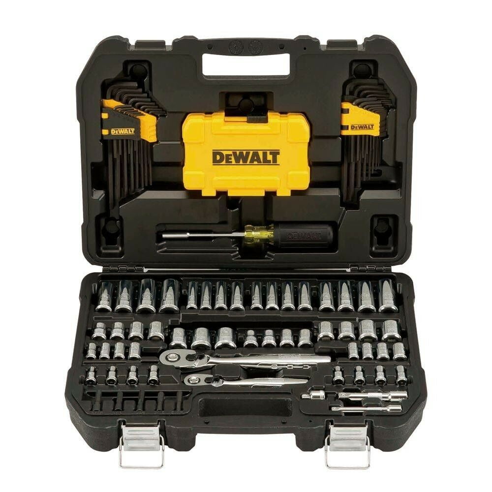 DEWALT DWMT73801 108-Piece Mechanics Tool Set (6pt 1/4