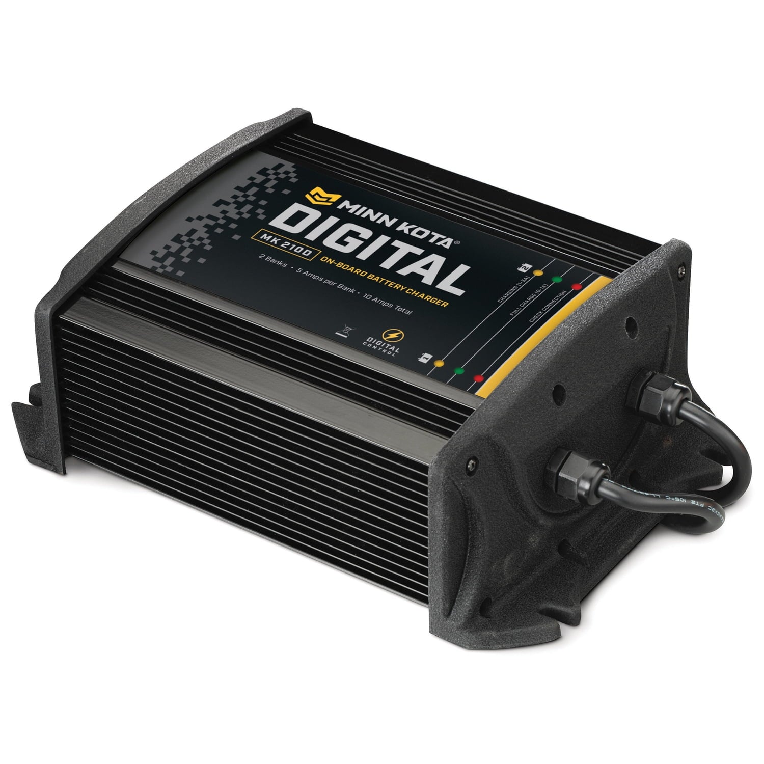 Minn Kota 1822105 On-Board Digital Charger (2 Banks/5 Amps)